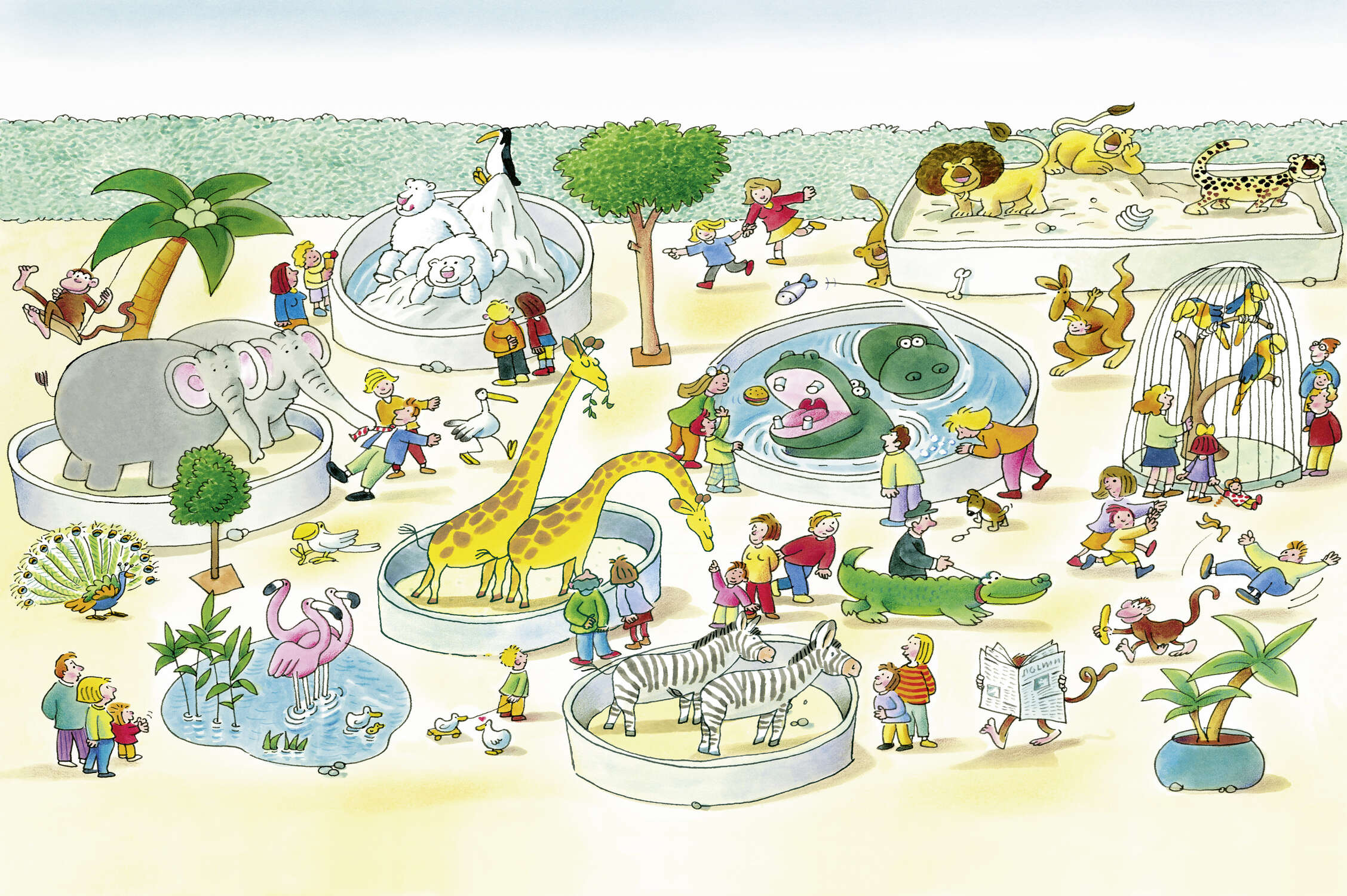 zoo, tierpark, tiereschau, ausstellung, zoo-szene