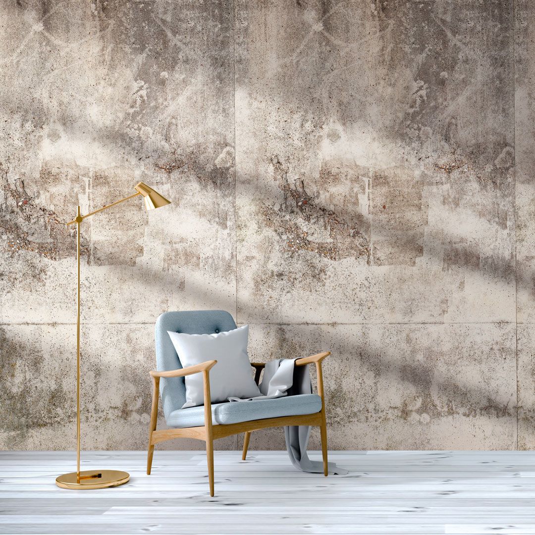 Tapeten mit Betondesign im Hellen Wohnraum AS383391