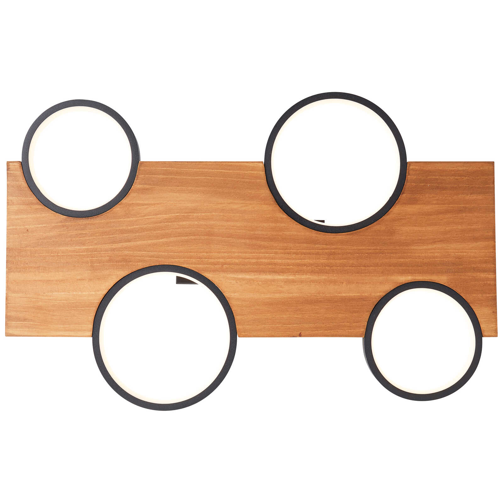 Deckenleuchte aus Holz - Elena 3 – Braun
