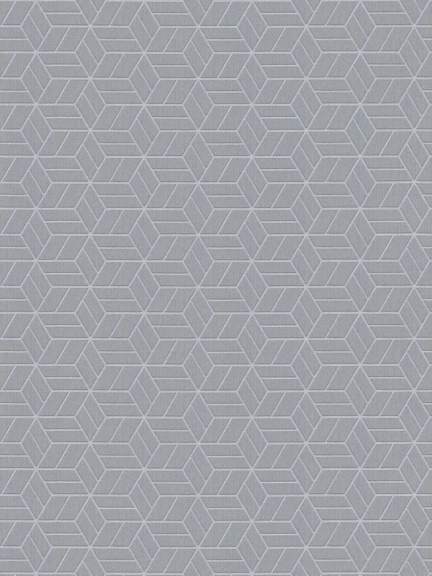         Papier peint motif géométrique & effet pailleté - gris, argenté
    