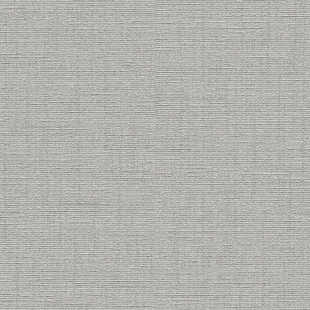             Leinenoptik Tapete Vlies in hellem Greige – Grau
        