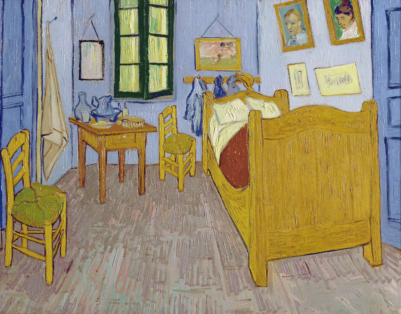             Fototapete 'Vincents Schlafzimmer in Arles' von Vincent van Gogh
        
