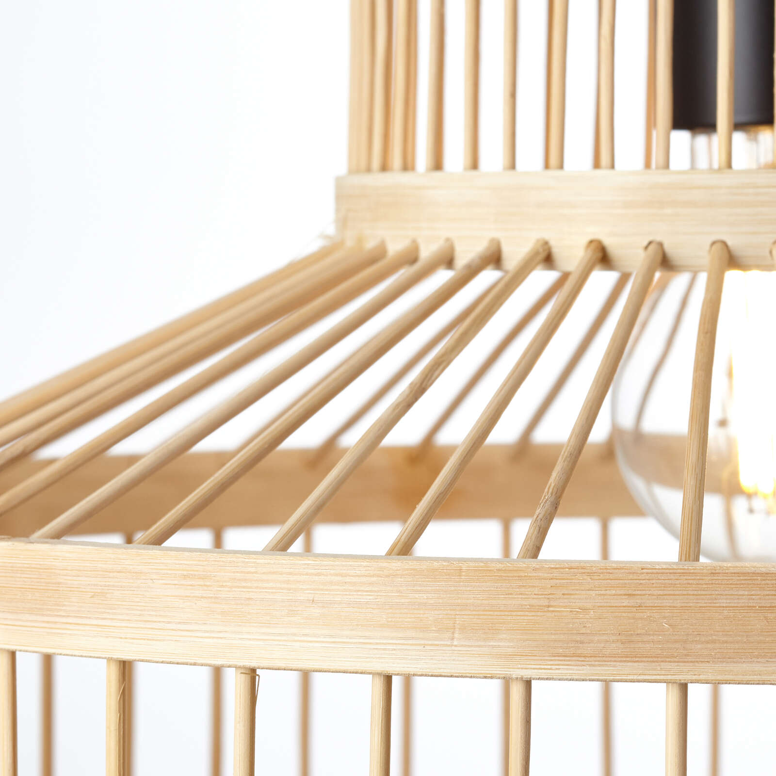             Bamboo pendant light - Philipp - Brown
        