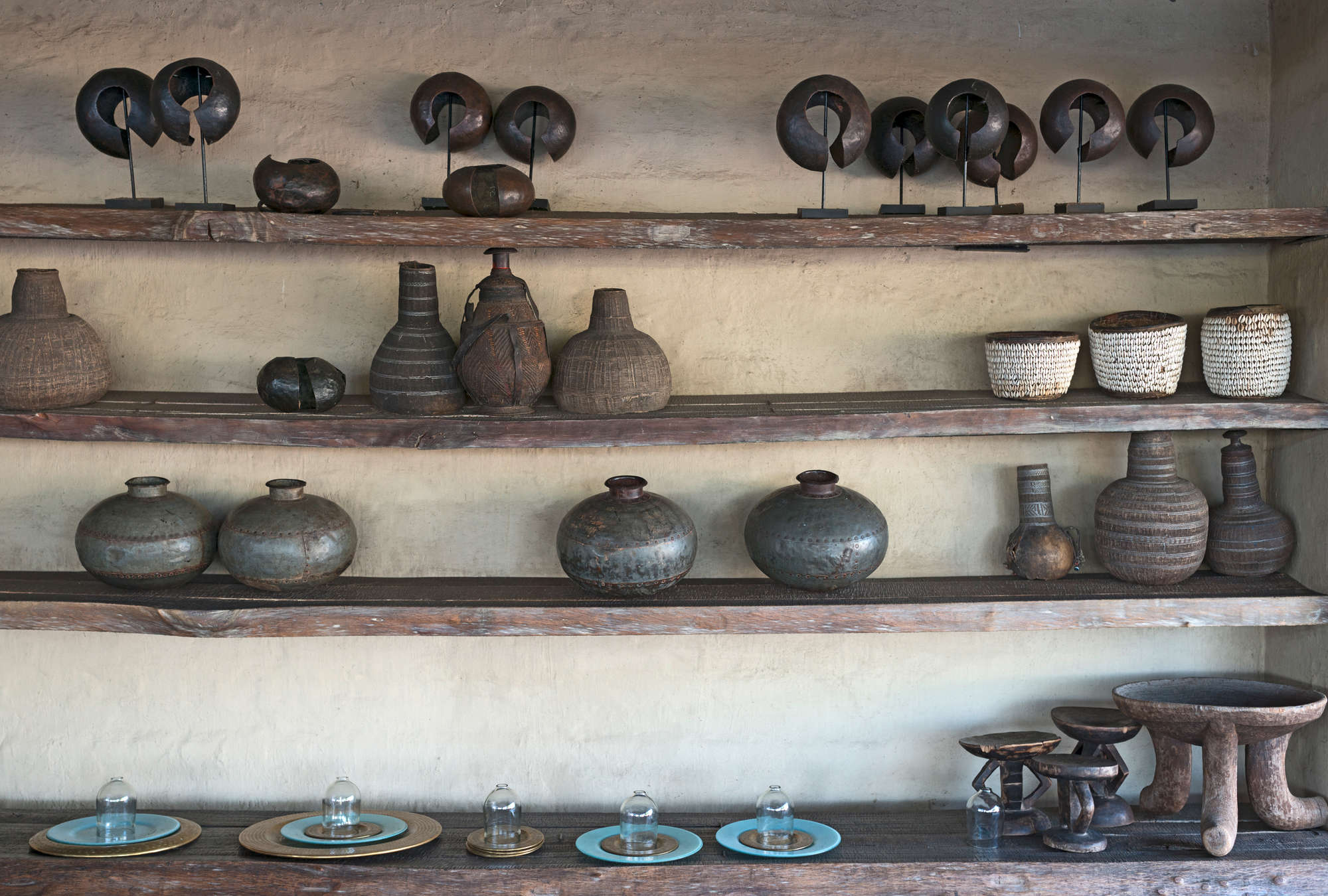             Fototapete Ethno Keramik im Vintage Afrika Stil
        