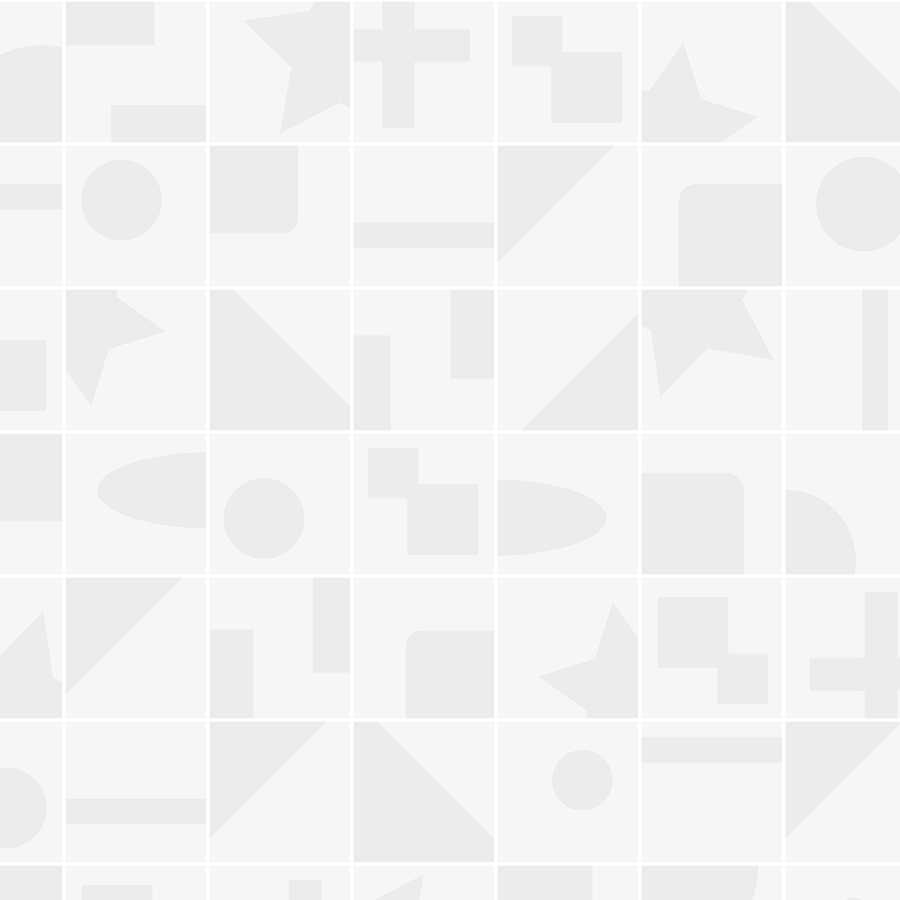         Design Fototapete Quadrate mit verschiedenen Mustern grau auf Premium Glattvlies
    