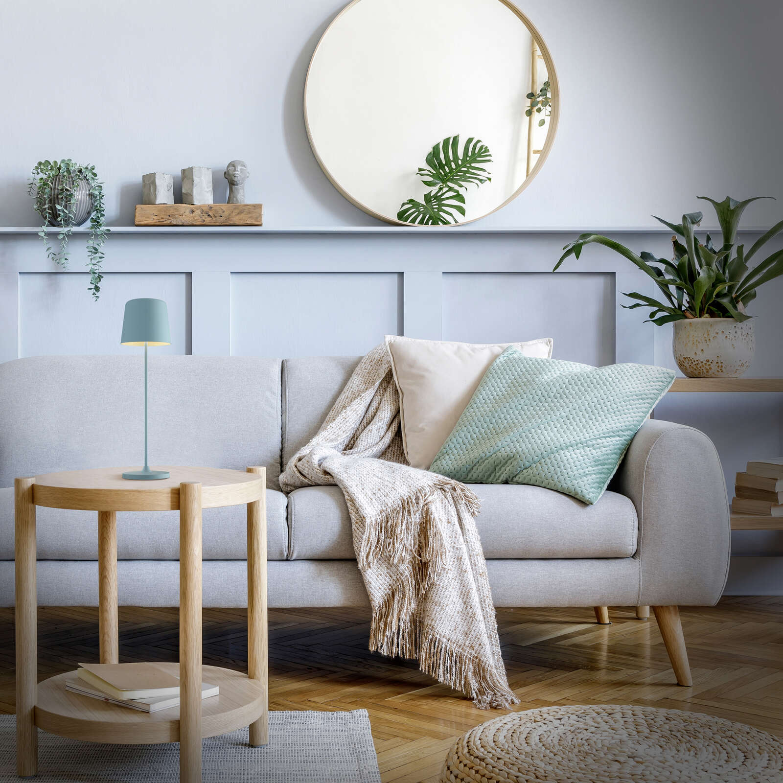             Tischleuchte aus Metall - Cosy 1 – Blau
        