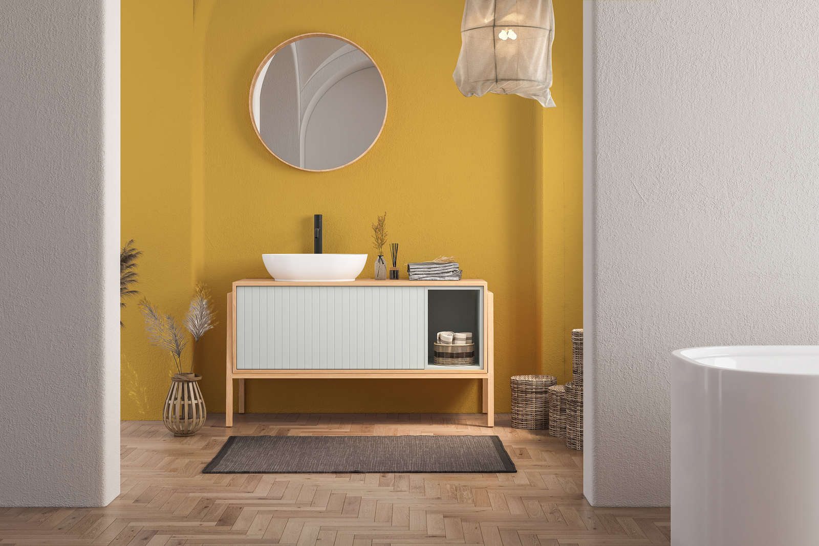             Premium Wandfarbe aktive Vanille »Juicy Yellow« NW803 – 1 Liter
        