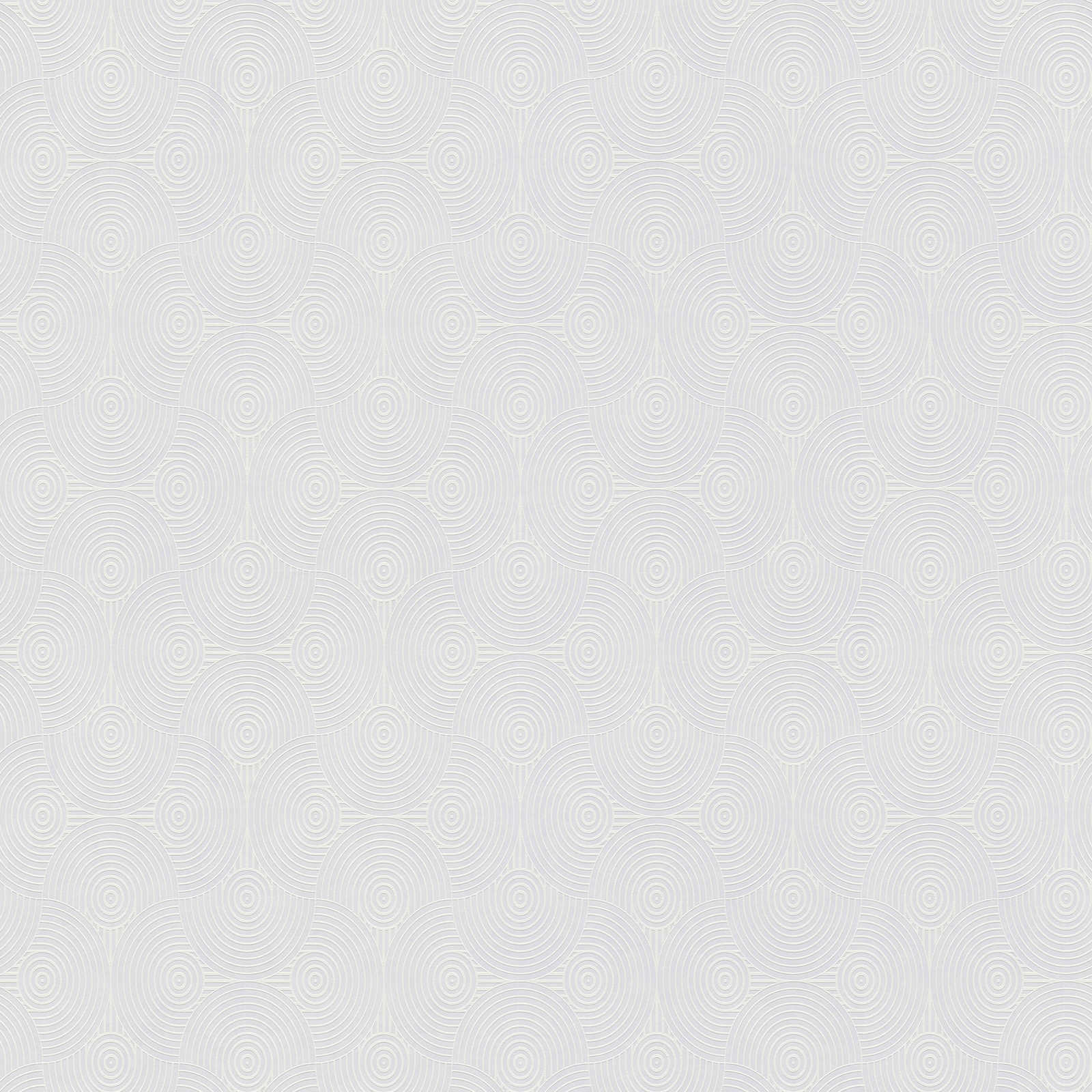         Verfbaar vliesbehang met cirkelmotief - 25.00 m x 1.06 m
    