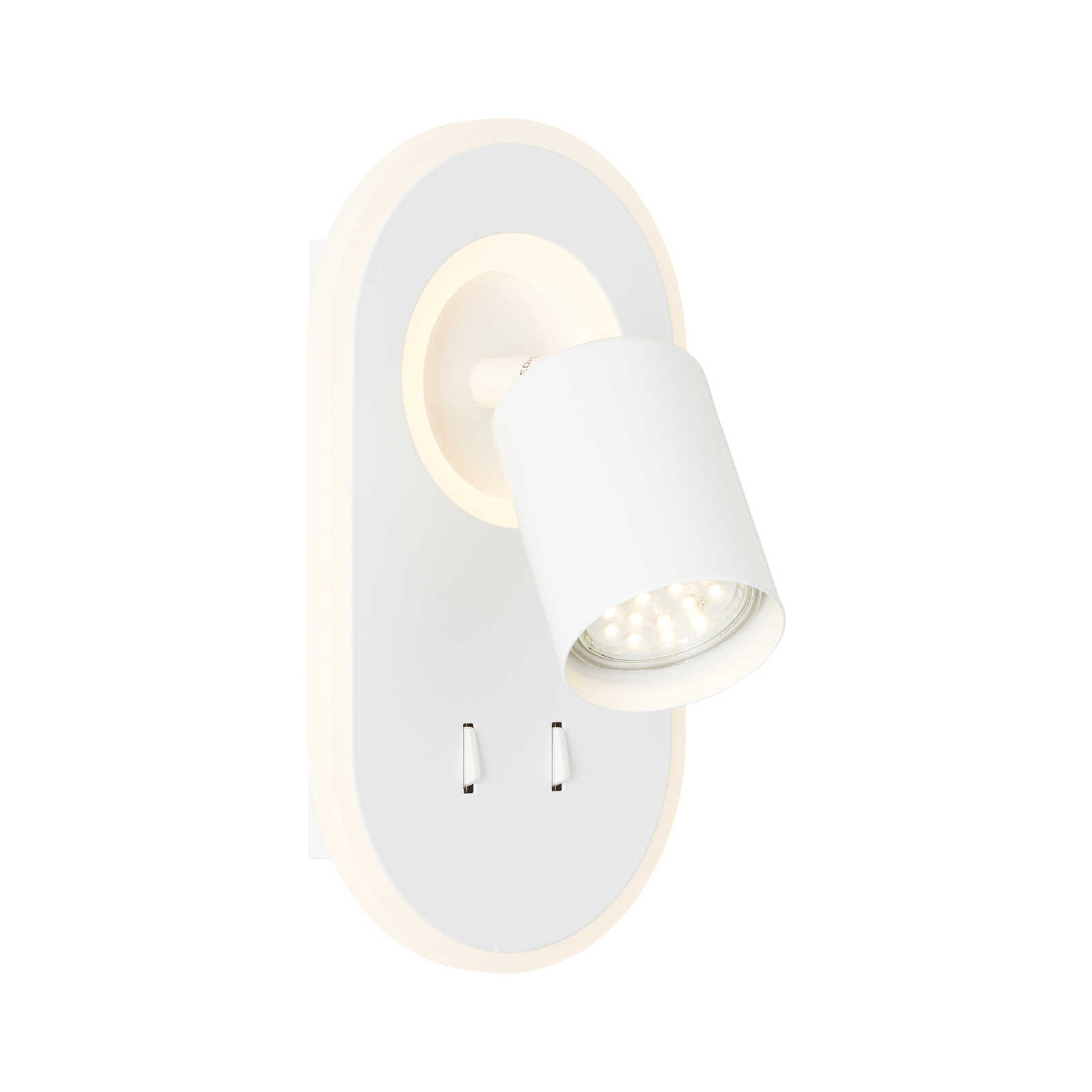         Plastic wall spotlight - Katharina 1 - White
    