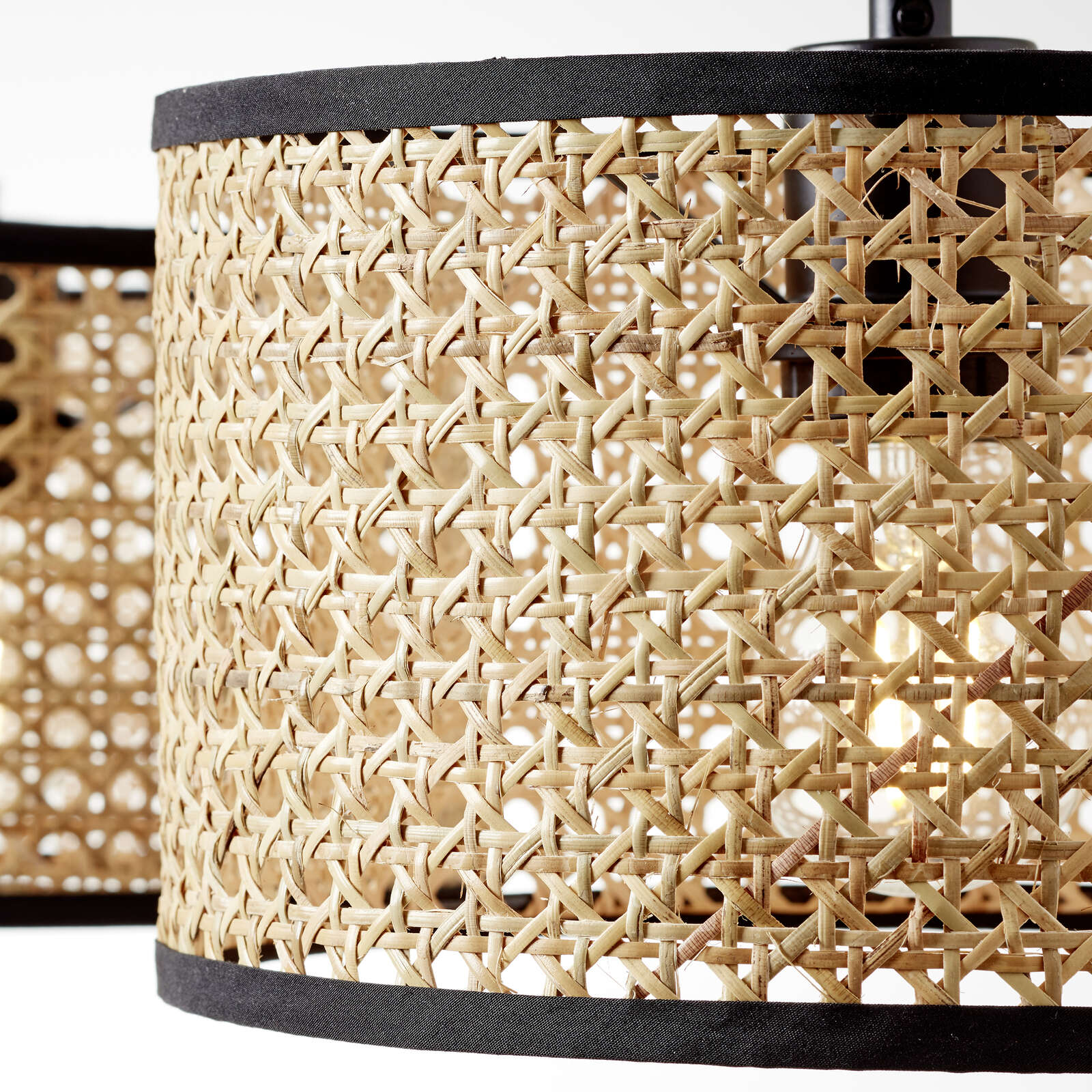             Pendelleuchte aus Rattan - Toni 6 – Beige
        