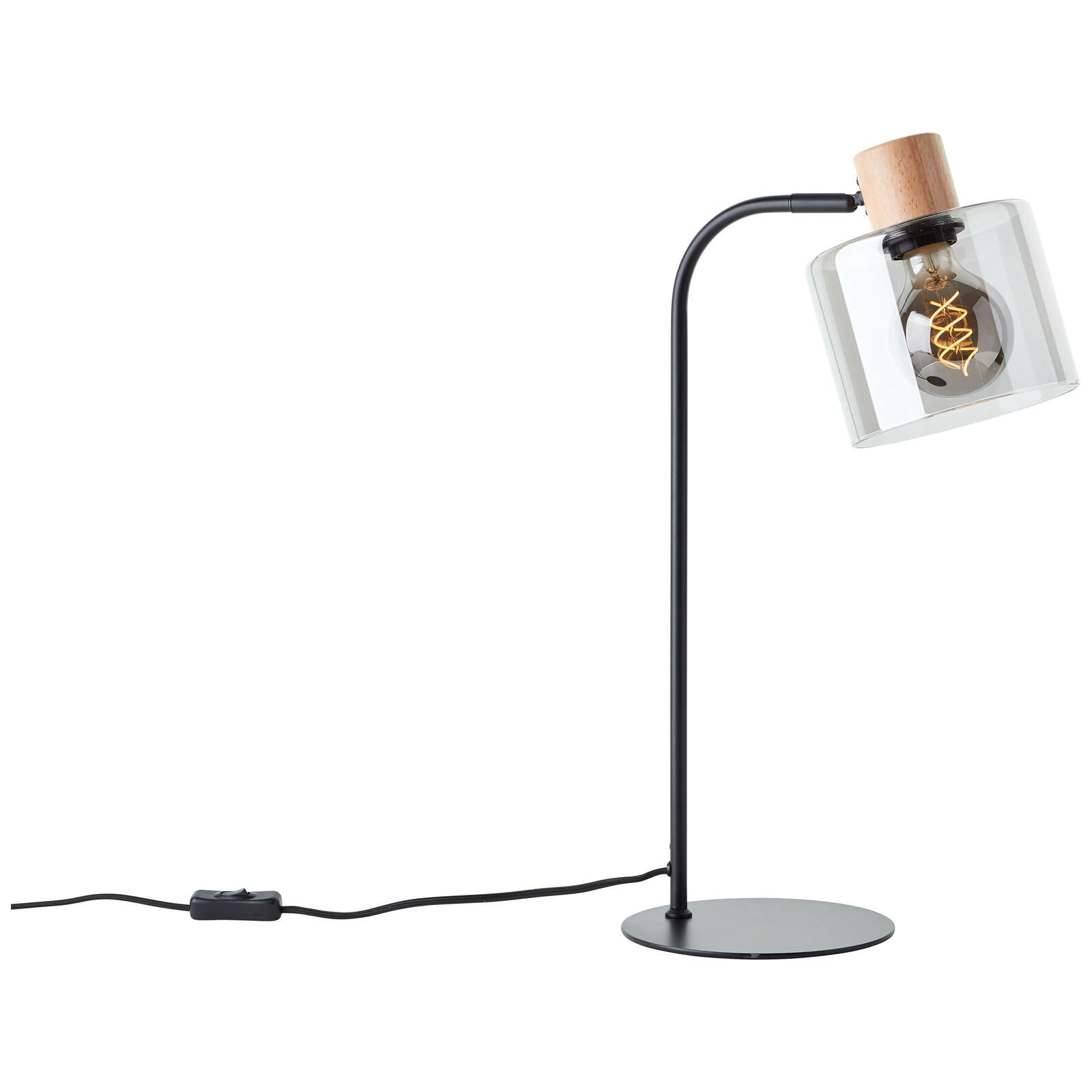             Glass table lamp - Tim 2 - Brown
        