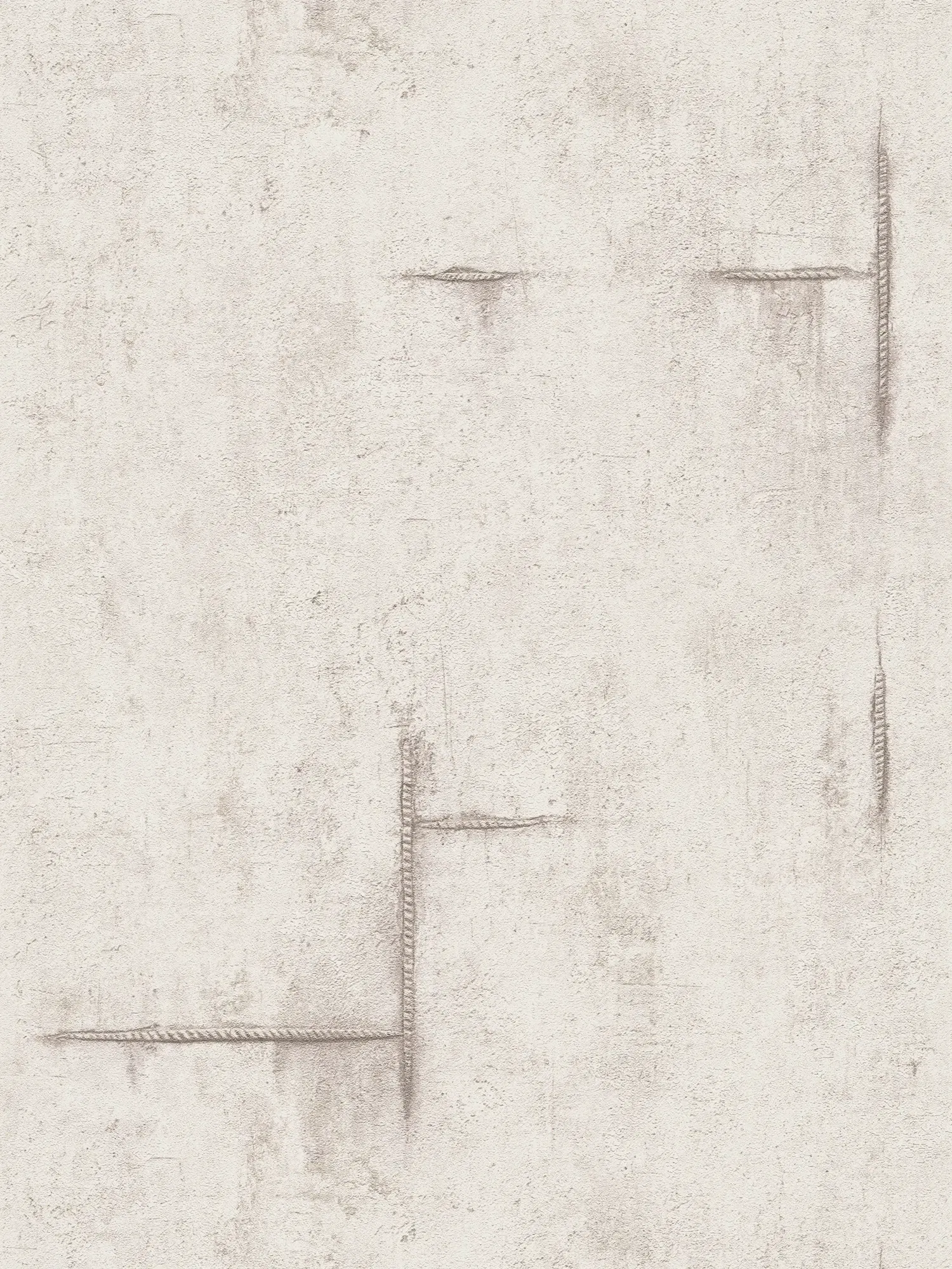         COSMOLiving - Vliesbehang in betonlook met zachte vintage charme - grijs, wit
    