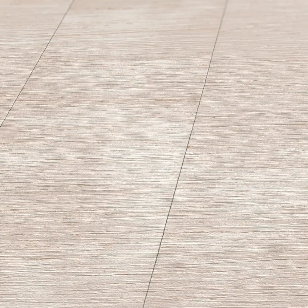 Daniel Hechter Vliestapete mit abstrakter Bambus Optik in schlichtem Farbton – Beige, Grau, Silber