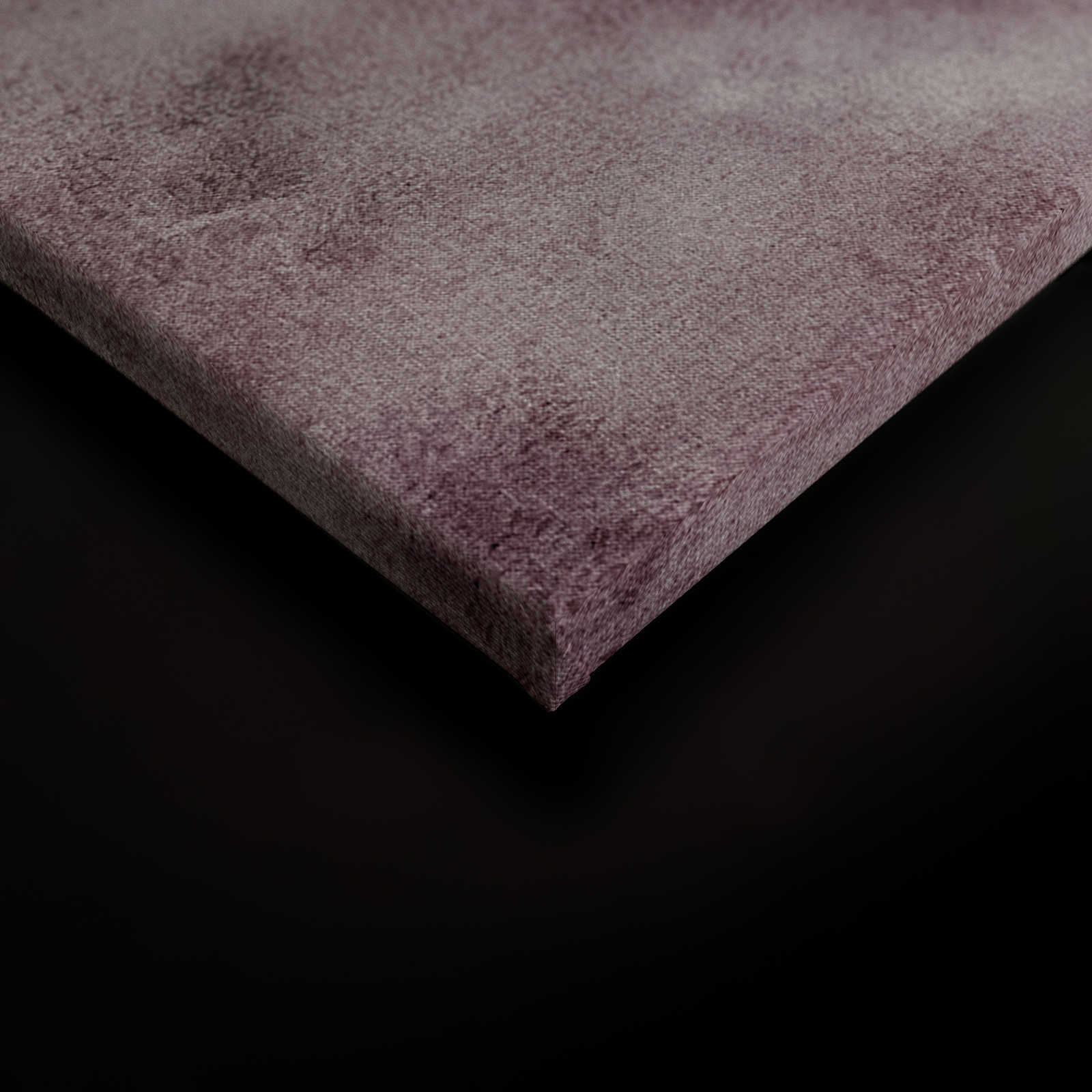             Watercolours 2 - Leinwandbild Wasserfarben Motiv Violett- Naturleinen Optik – 0,90 m x 0,60 m
        