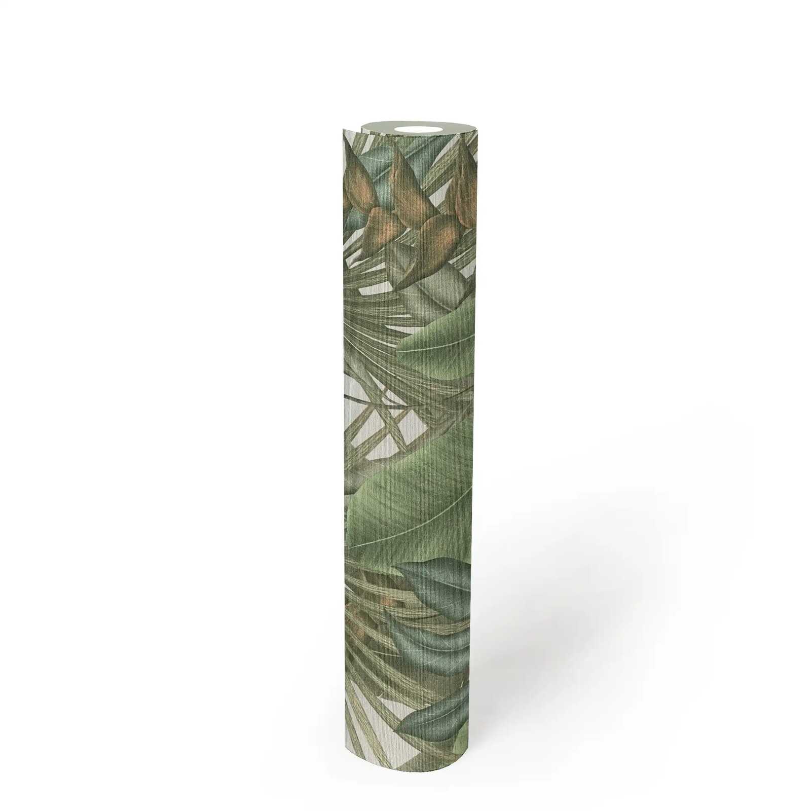 Taperoll, Druckrolle, Palmengrün, Palmenmuster, Kunststoffrolle