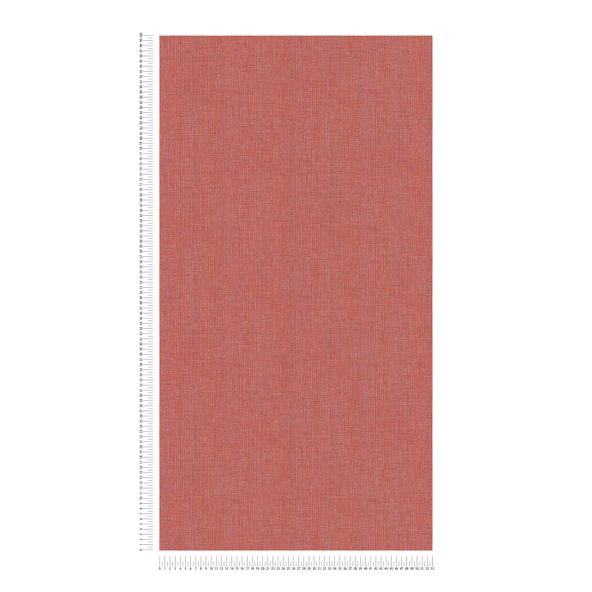            Tapete Rot mit Textil-Muster in Rot Orange & Lila
        