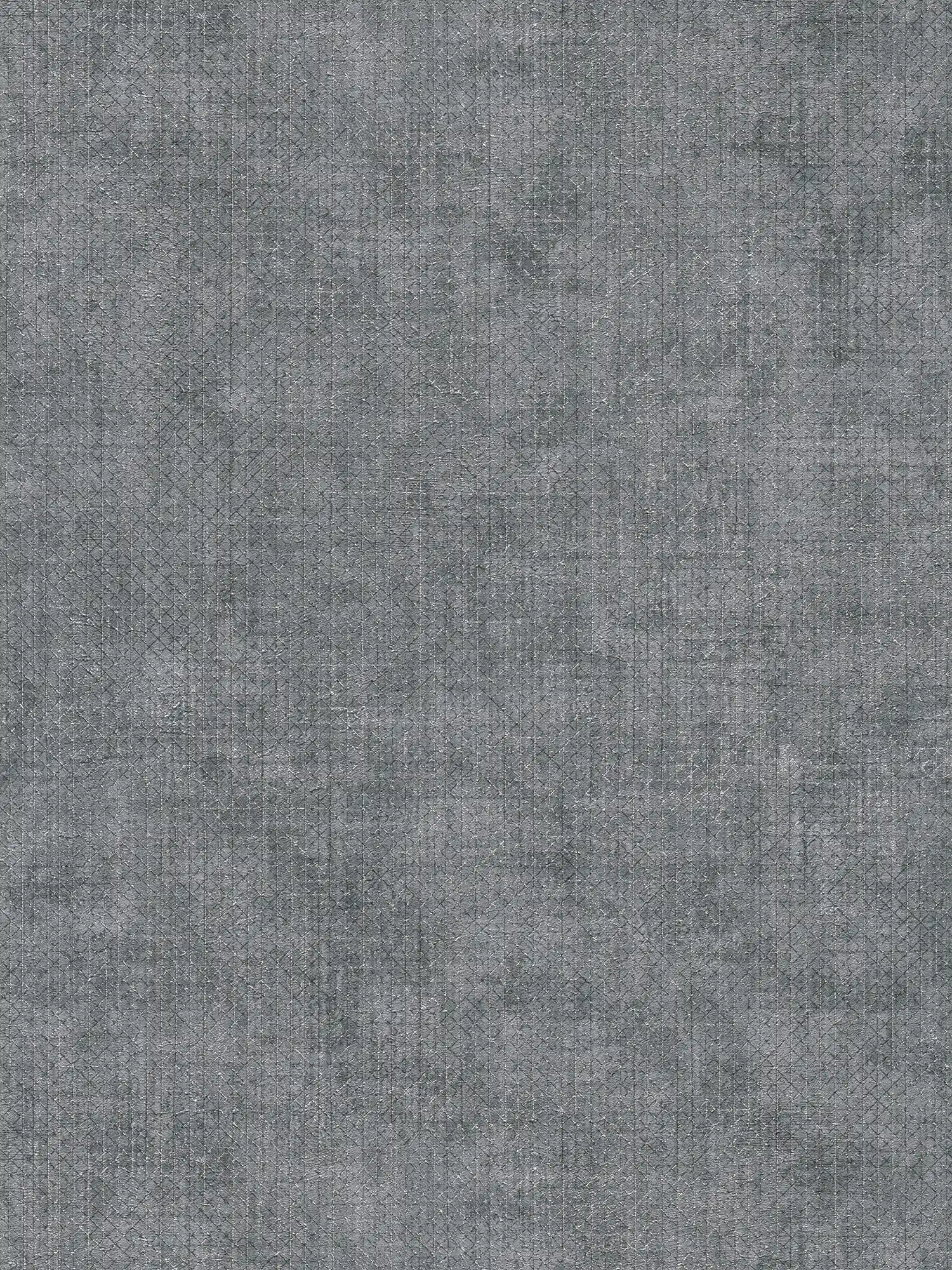         Dark grey mottled wallpaper with metallic line pattern
    