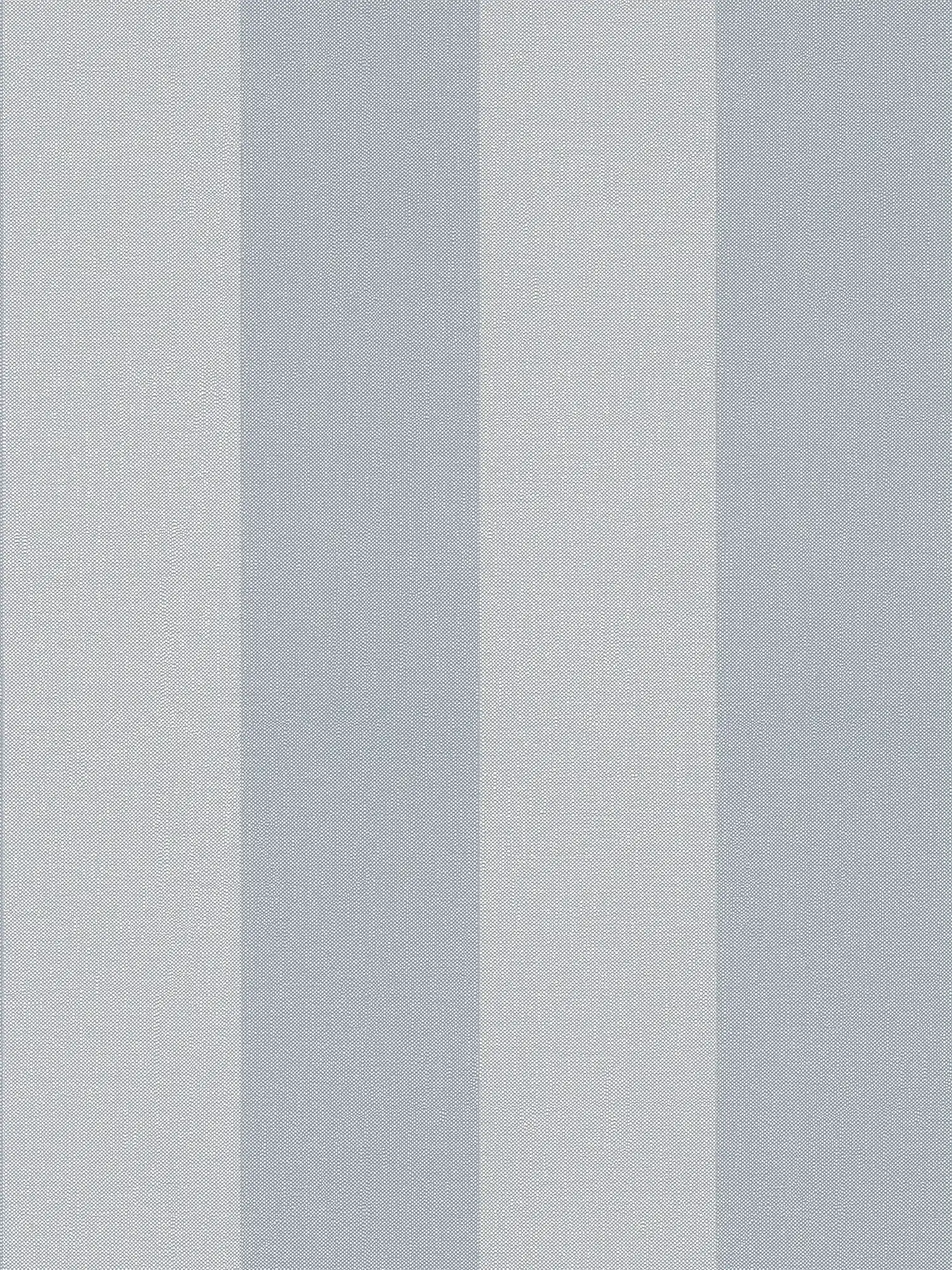 Non-woven wallpaper with stripes and textured pattern - blue, grey