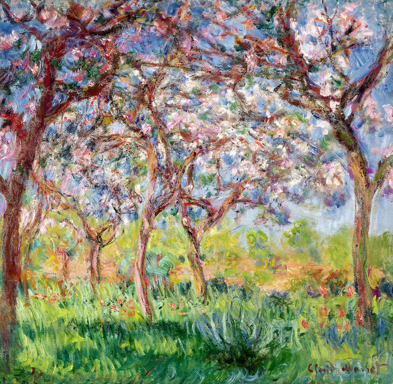 Spring Scene Monet Spring in Giverny» mural - Claude Monet | A.S.