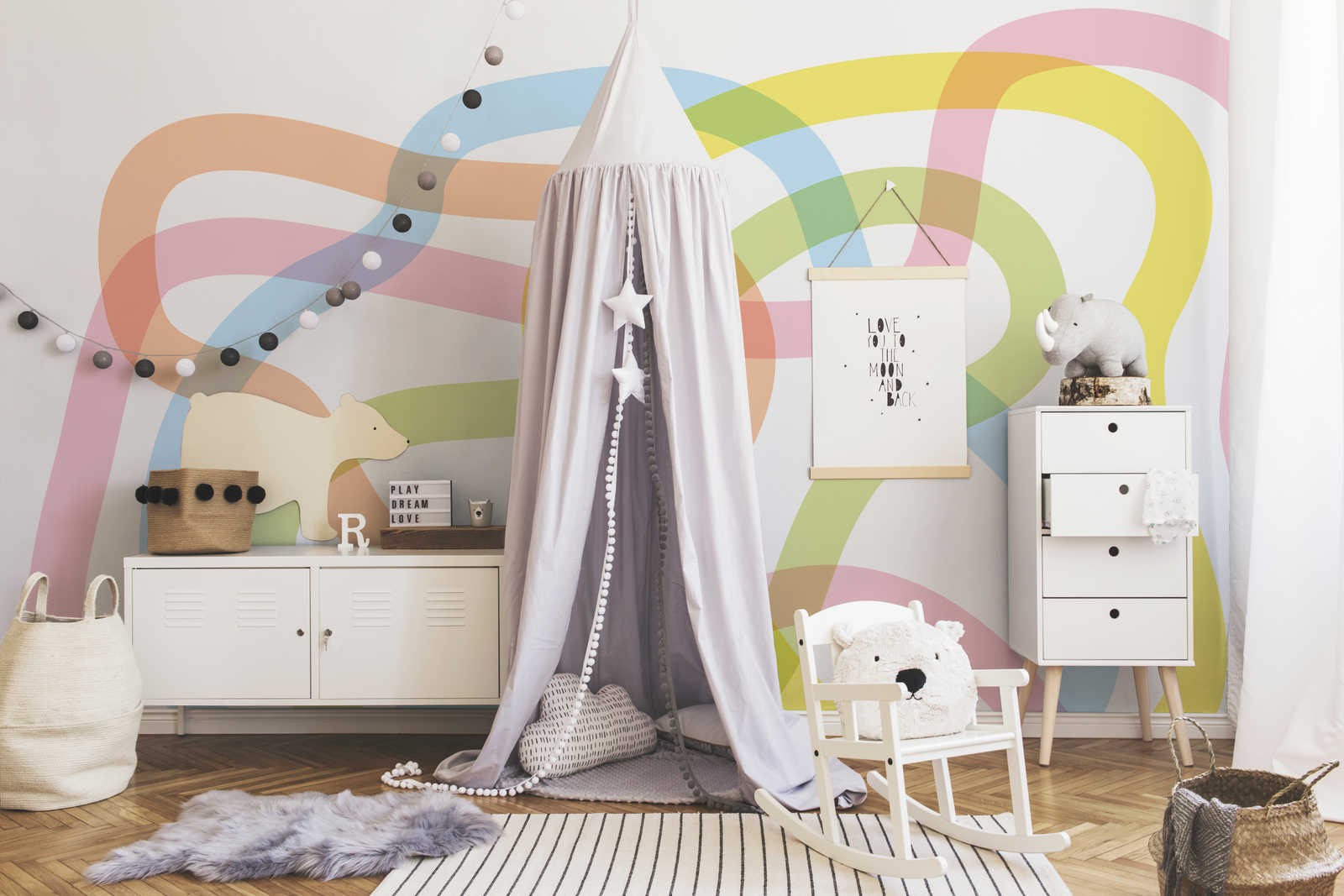         Photo wallpaper Kids colourful and abstract design
    