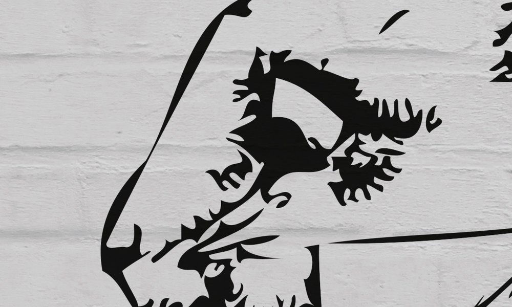 Silhouette, Schablone