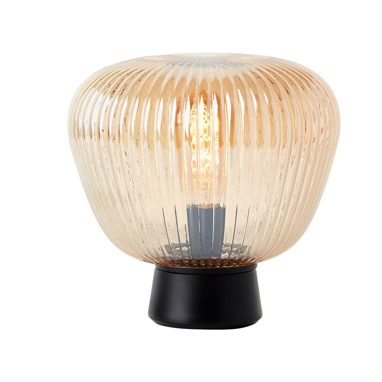         Glazen tafellamp - Junis 3 - Bruin
    