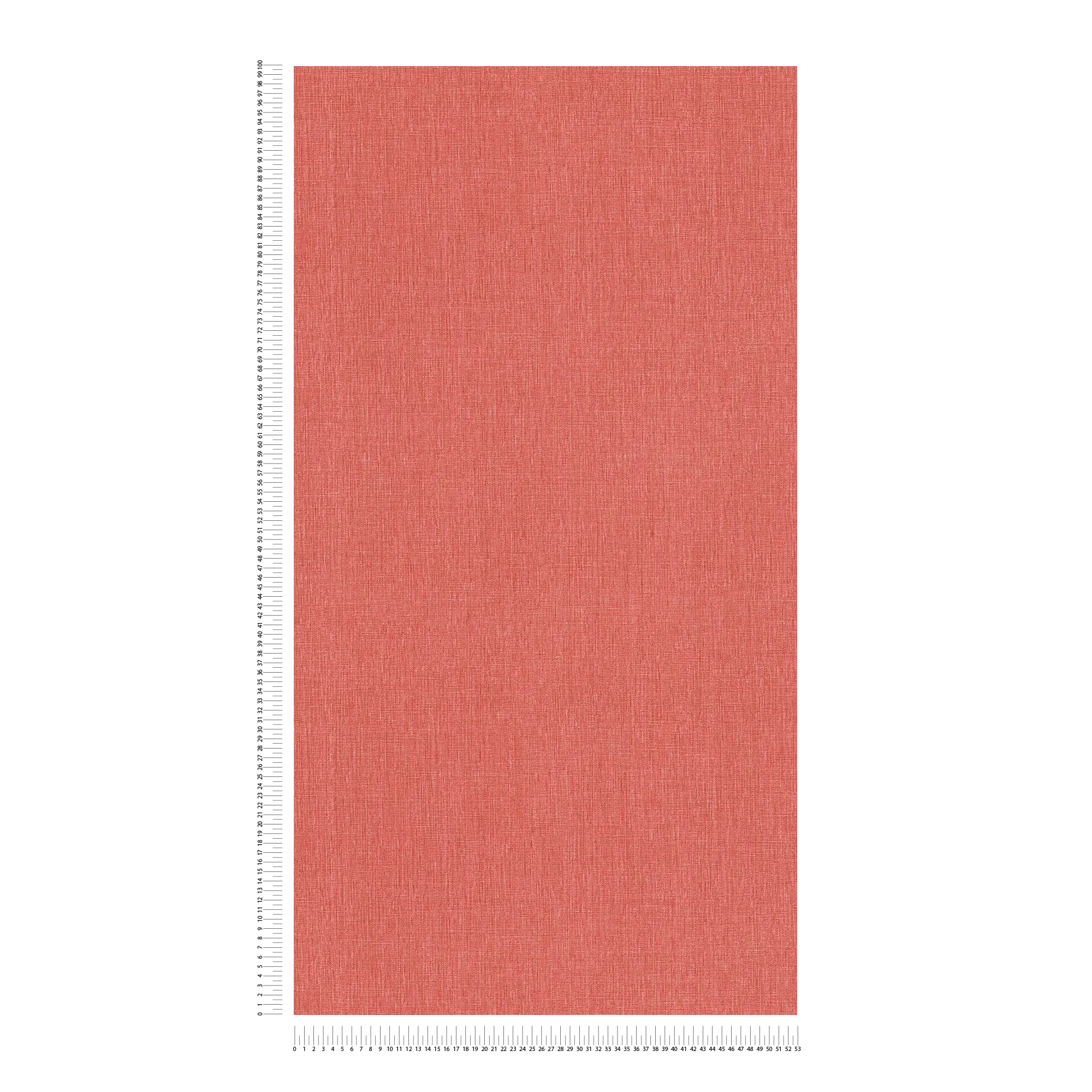             Non-woven wallpaper in one colour with textile look in matt finish - red
        