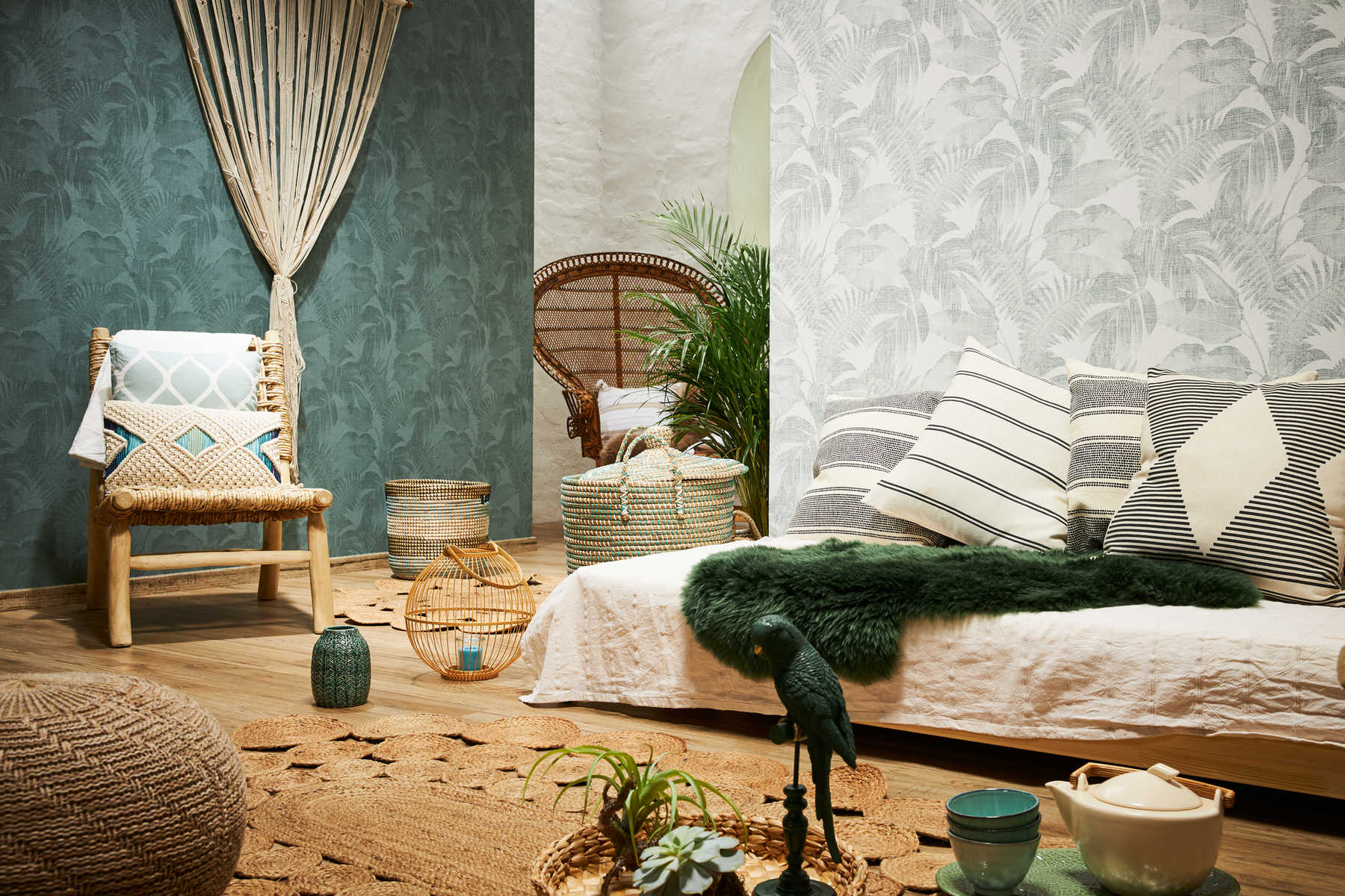 Kissen, Dekoration für Zuhause, Innenarchitektur, Wohnzimmer, Vogel