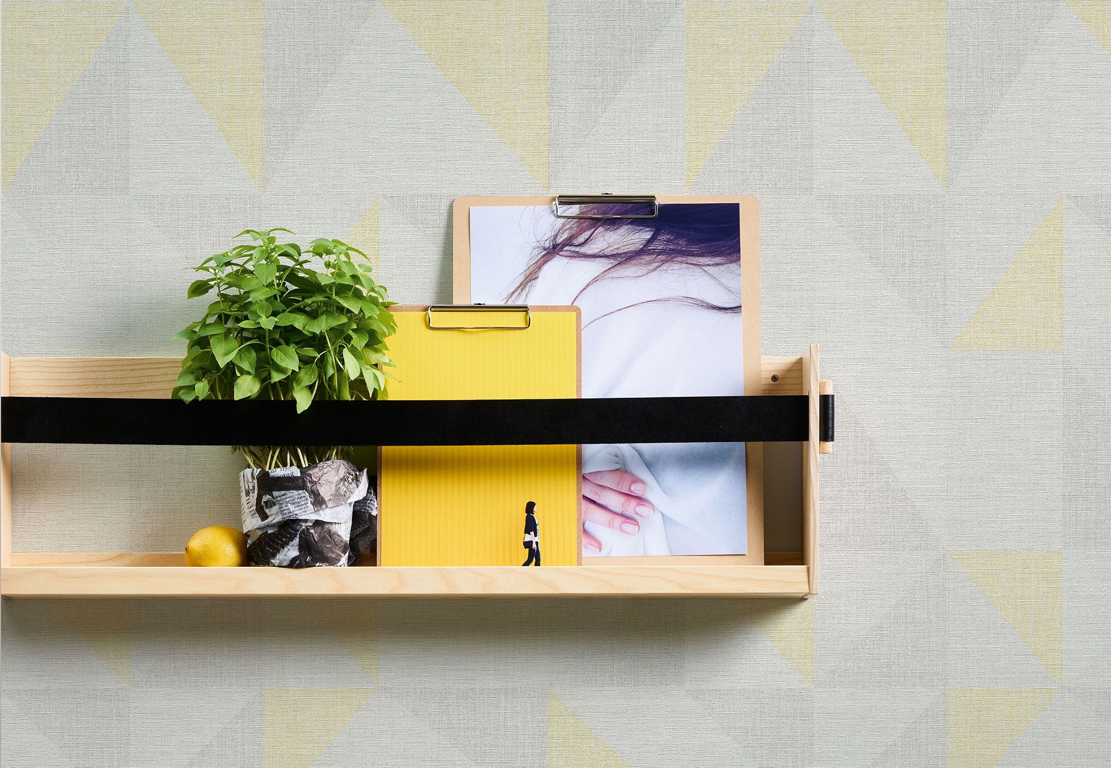 yellow grey wallpaper