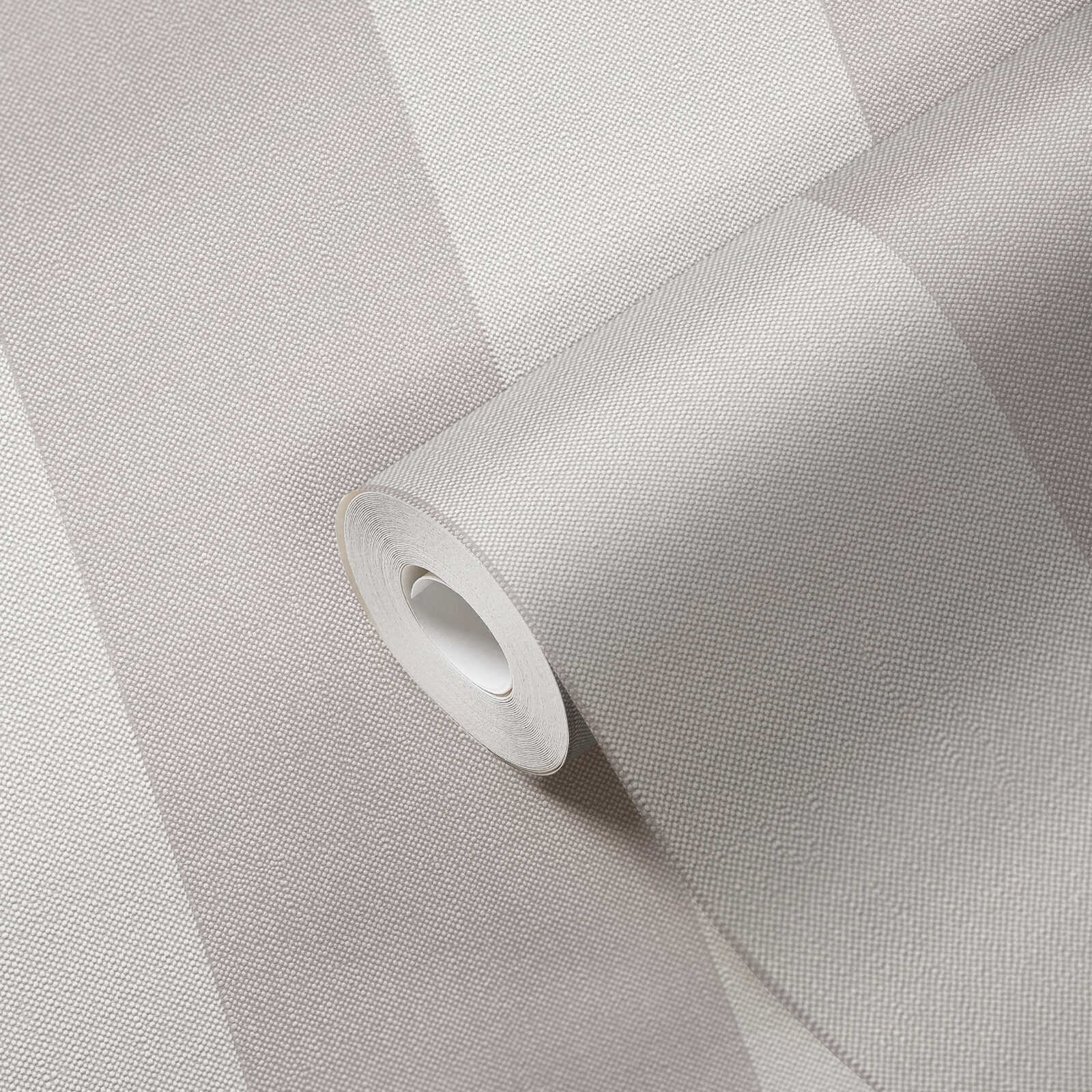             Vliesbehang met gestructureerde blokstrepenlook - beige, crème, grijs
        