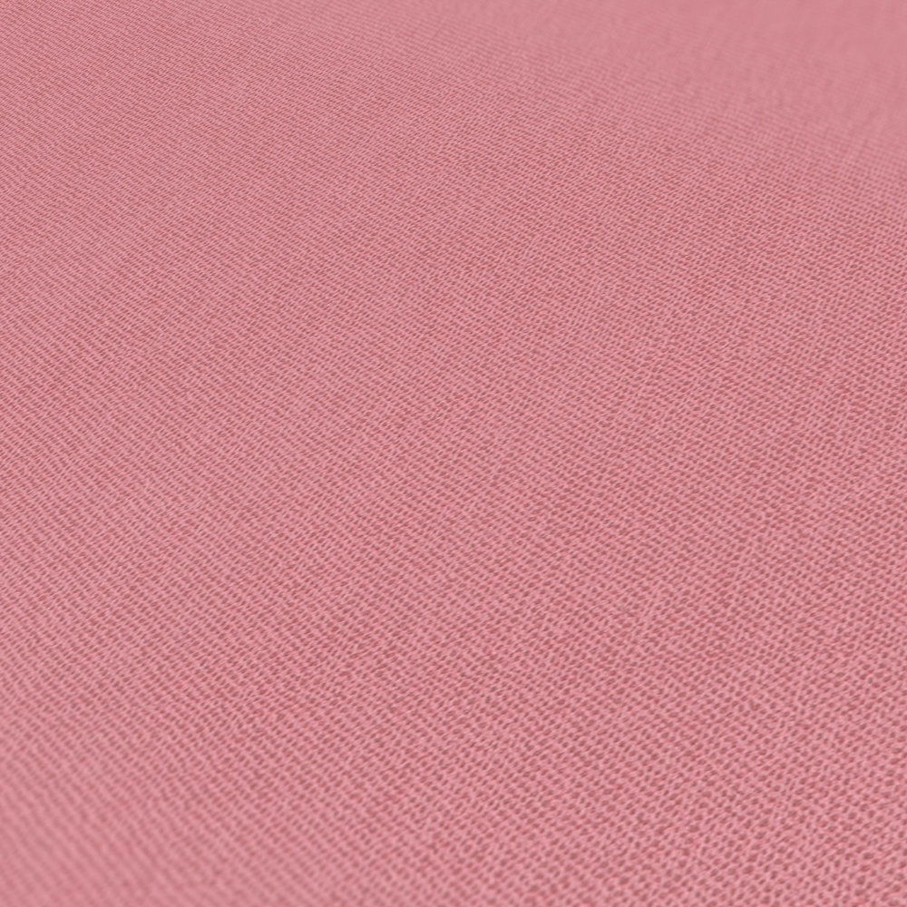             Tapete Altrosa uni, matte Oberfläche & Textilstruktur – Rosa
        