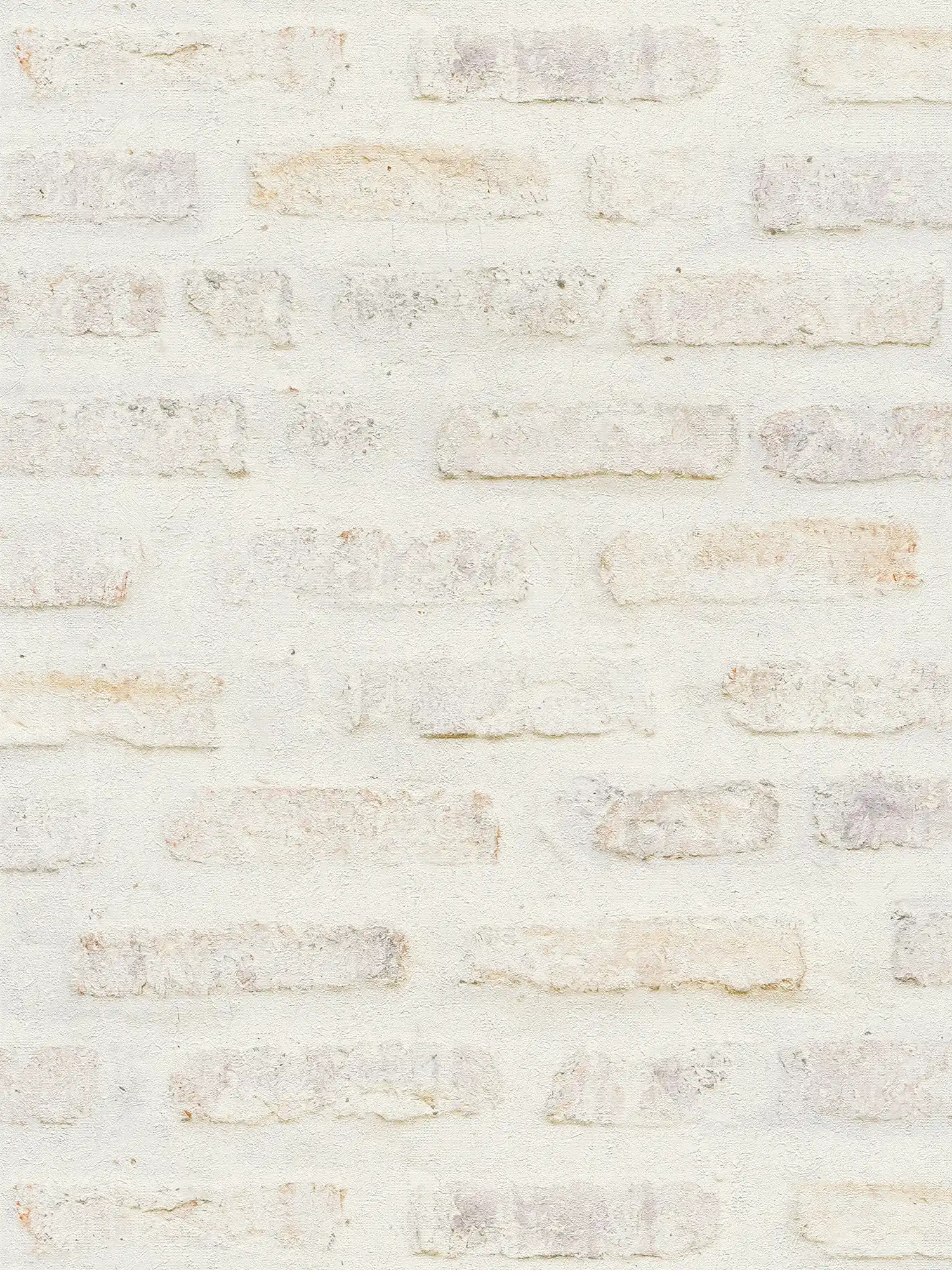         Vintage stone look country style wallpaper - white, grey
    