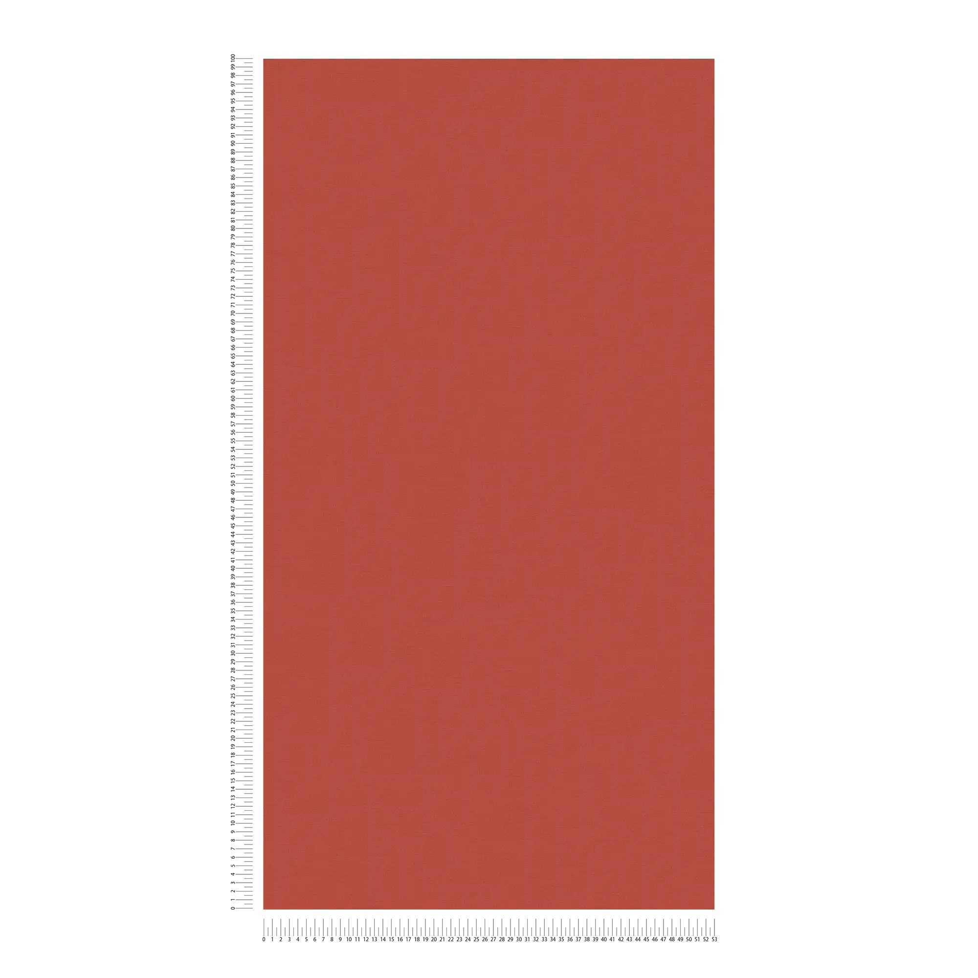 Rote Tapete Kaminrot unifarben mit Textil Design