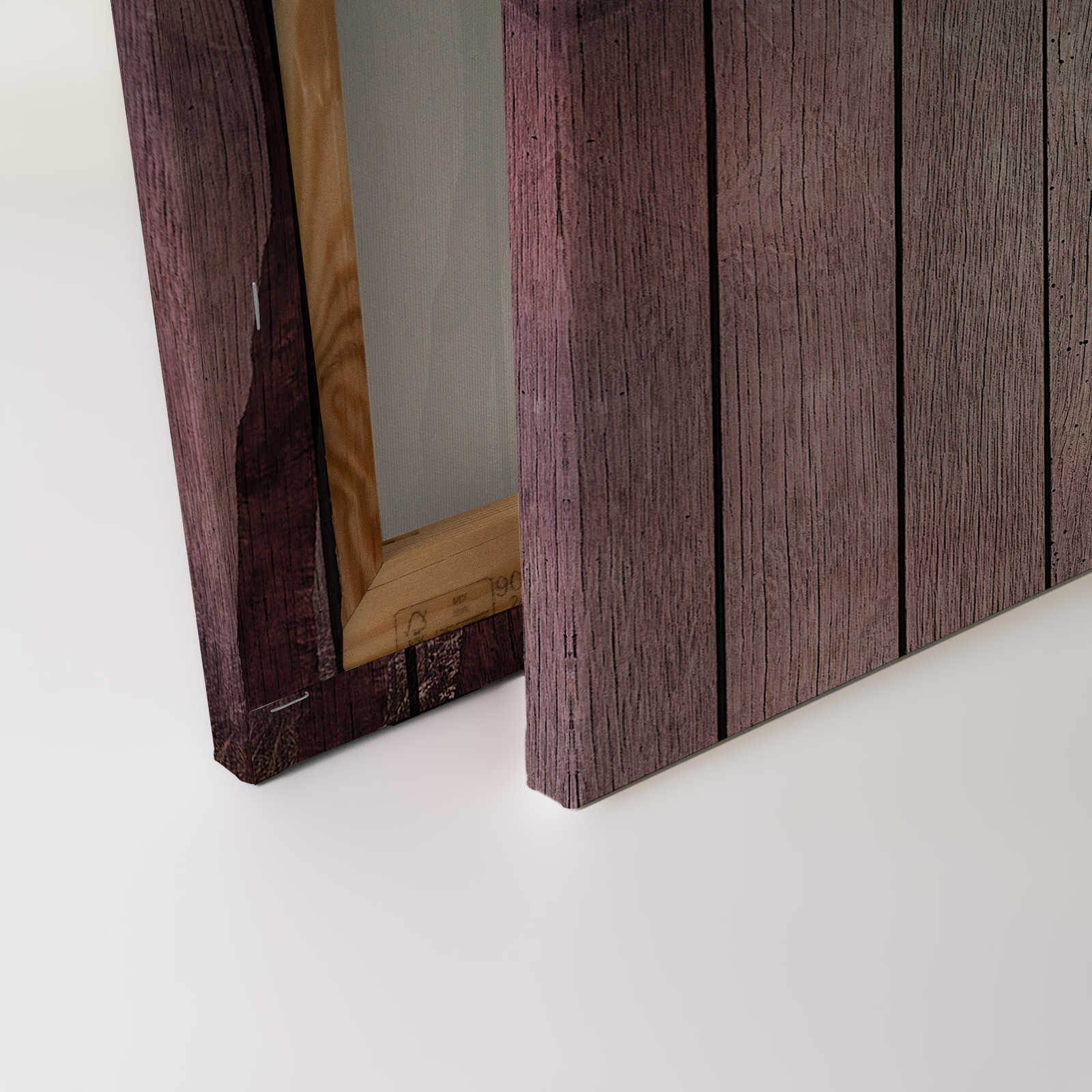             Fantasy 4 - Einhorn & Holzoptik Leinwandbild – 0,90 m x 0,60 m
        