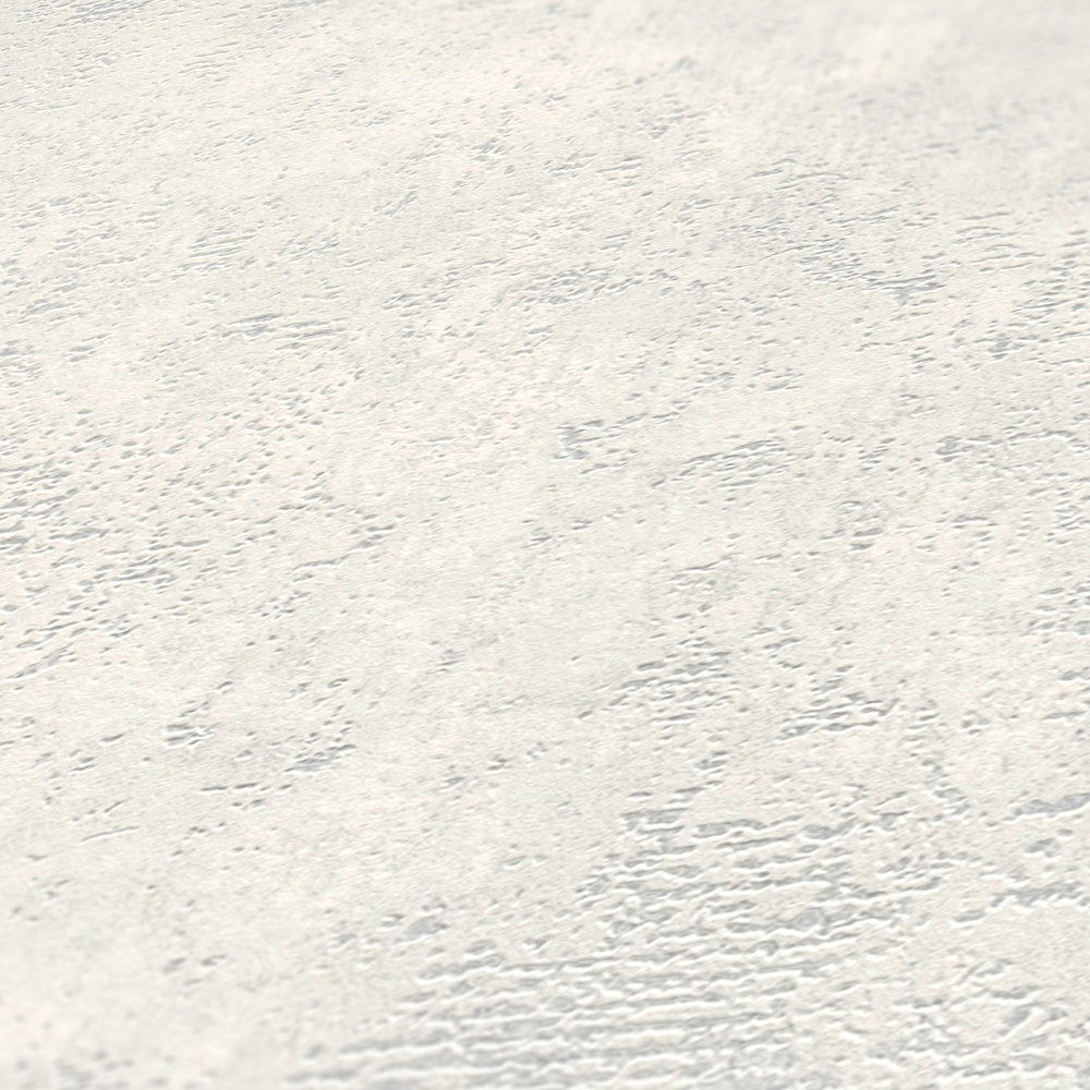             Cremeweiße Tapete mit Strukturdesign – Creme, Metallic
        