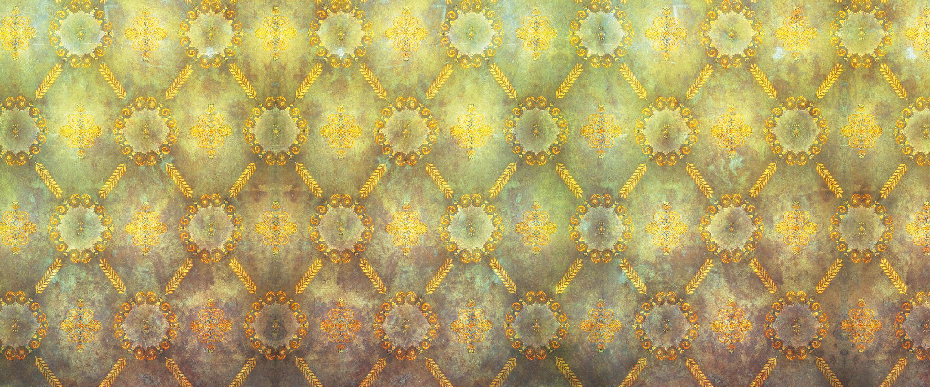 pattern, gold, geometrisch, ornamente, tapete