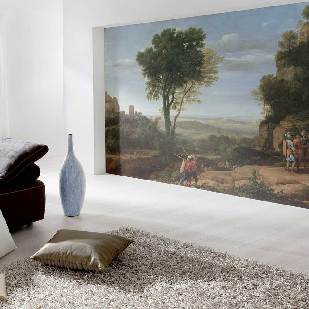         Fototapete "Landschaft mitin der Höhle Abdullam " von Claude Lorrain
    