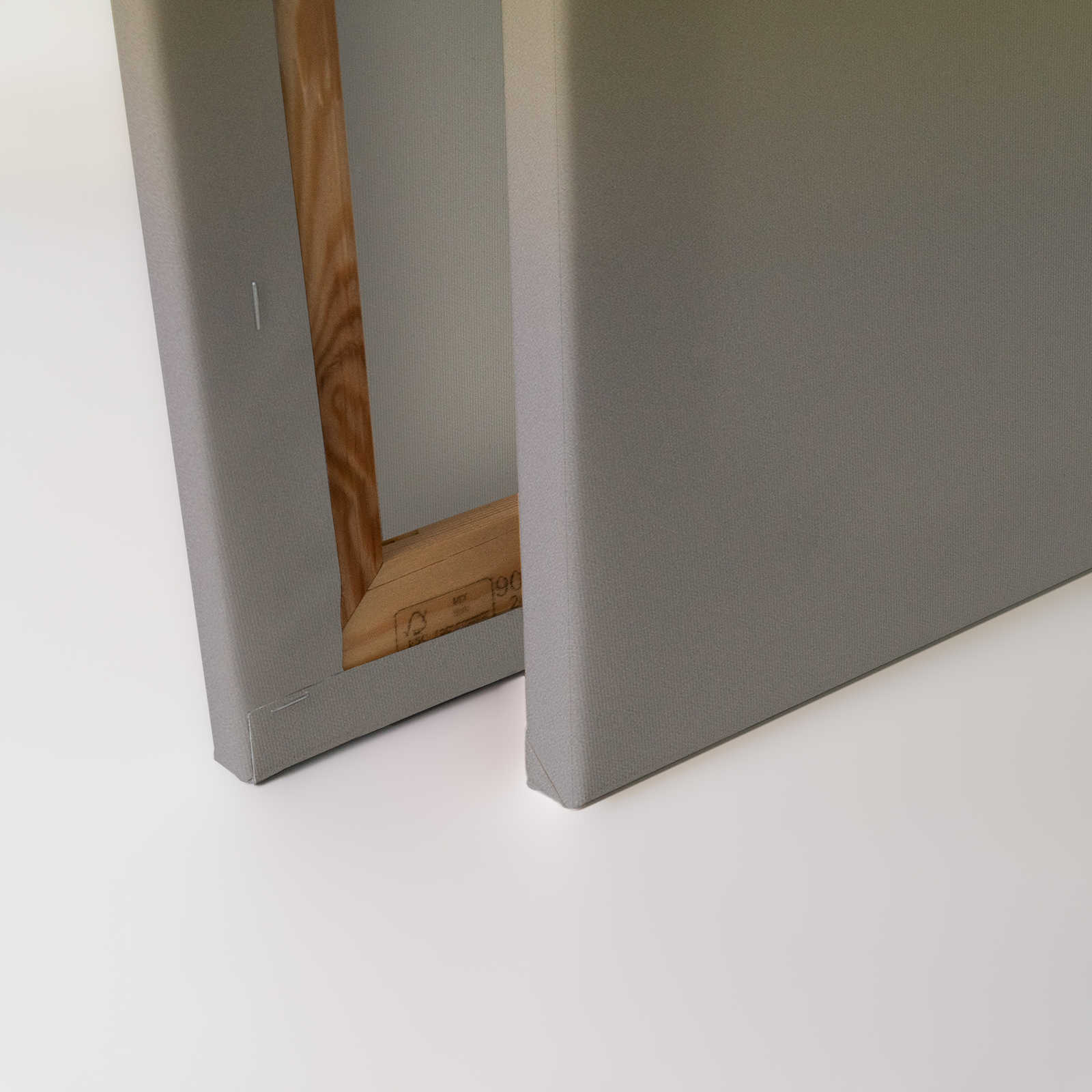             Colour Studio 1 - Leinwandbild Gelb & Grau Trendfarben Ombre Effekt – 0,90 m x 0,60 m
        