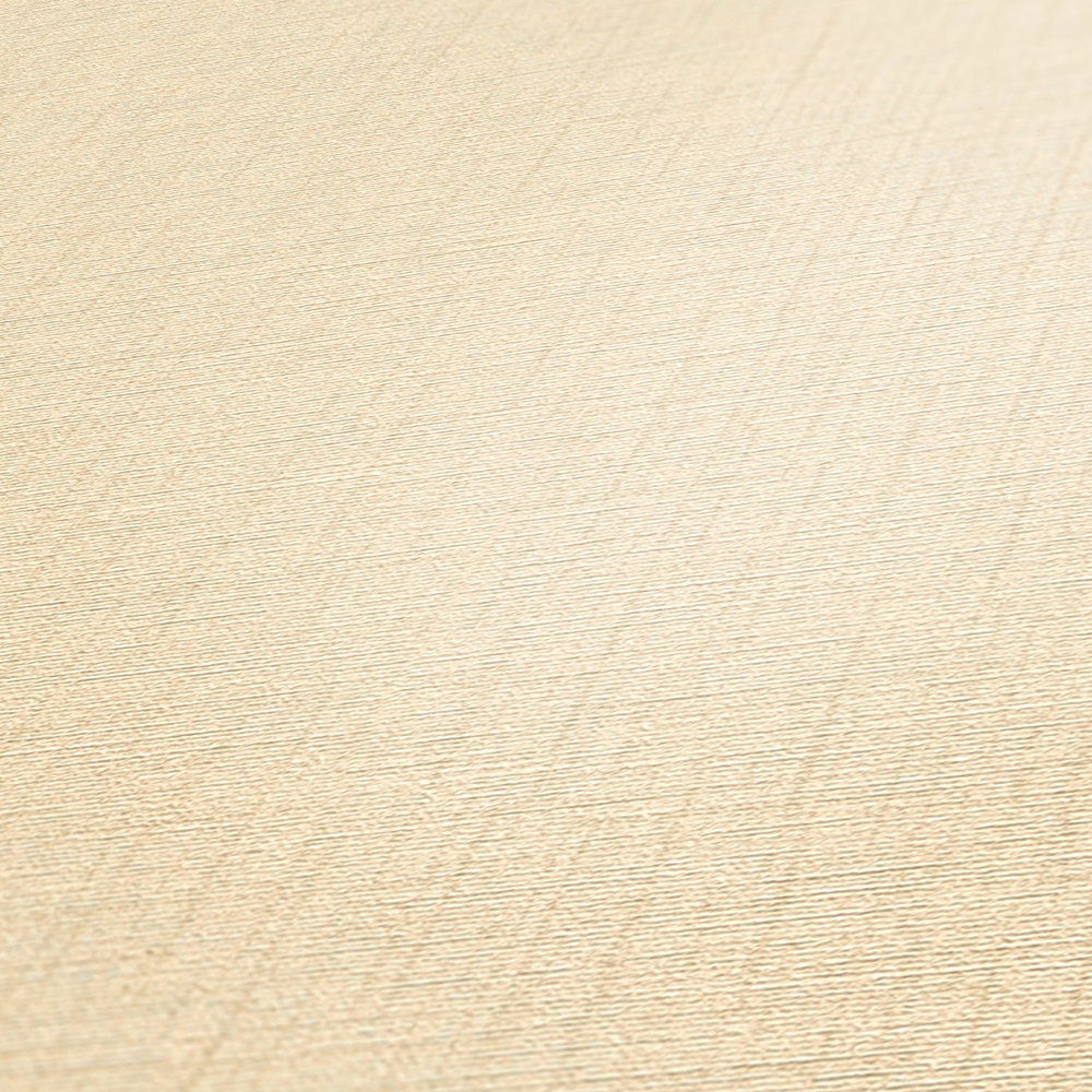             Vliestapete Beige mit Leinenstruktur, einfarbig & meliert
        