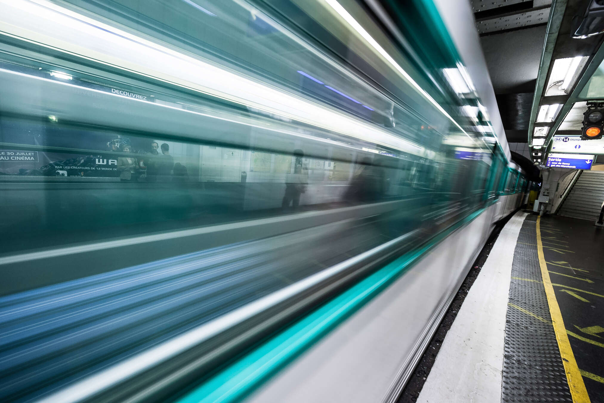 Eisenbahn, Metro, Zug, U-Bahn, Station