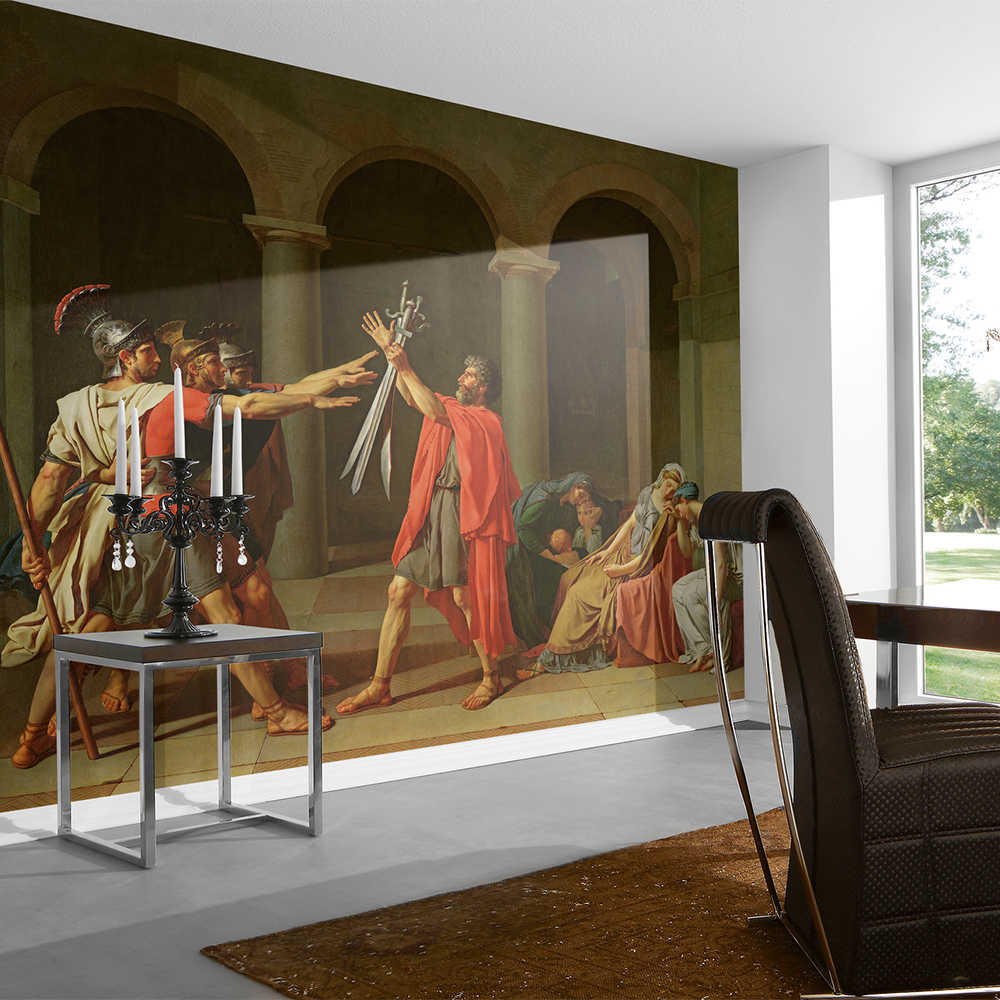        Papier peint panoramique "Le serment des Horaces" de Jaques-Louis David
    