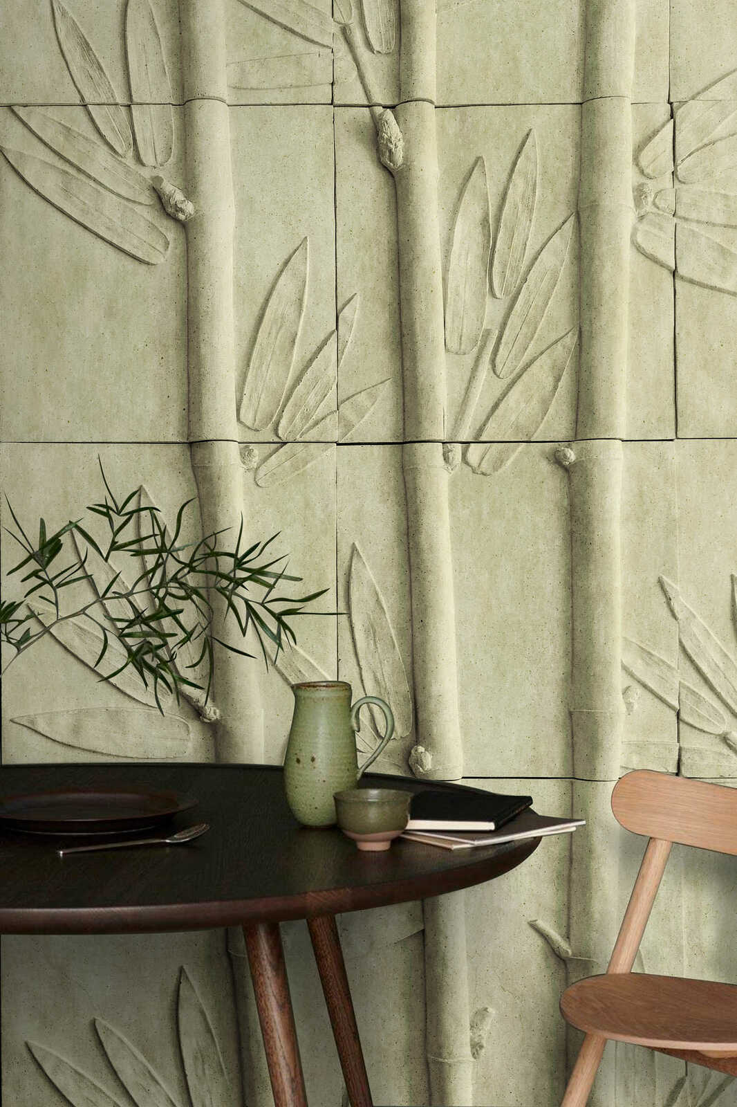 Mauer, Innenarchitektur, Tabelle, Pflanze, Esstisch