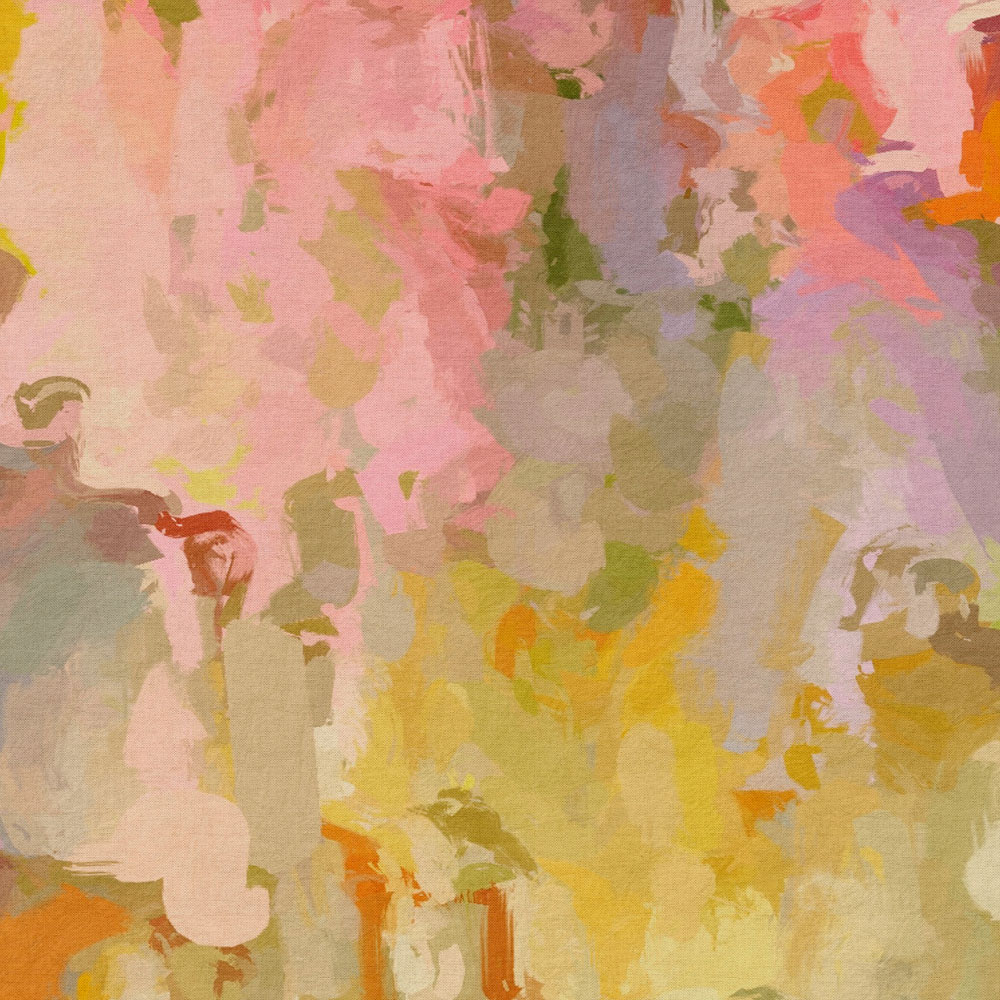             Fototapete »opulea« - Aquarell Design mit Leinenstruktur, Farbverlauf – Bunt | Glattes, leicht glänzendes Premiumvlies
        