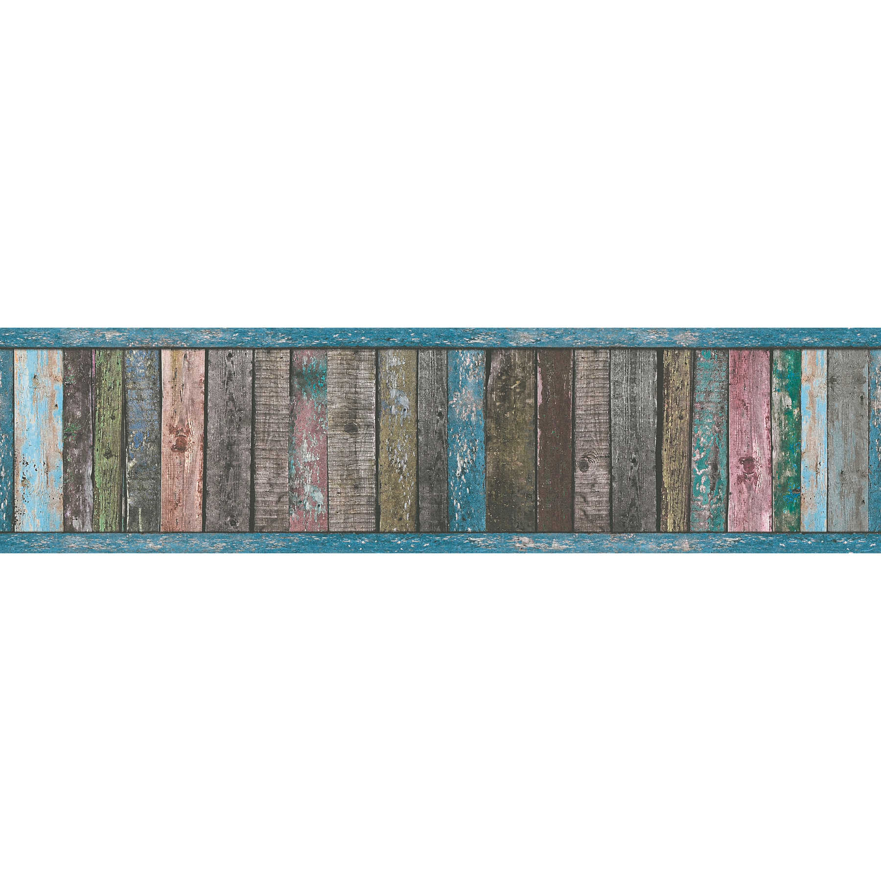 Rustic Chic Border Wood look wallpaper border - rustic Shabby Chic style | A.S.