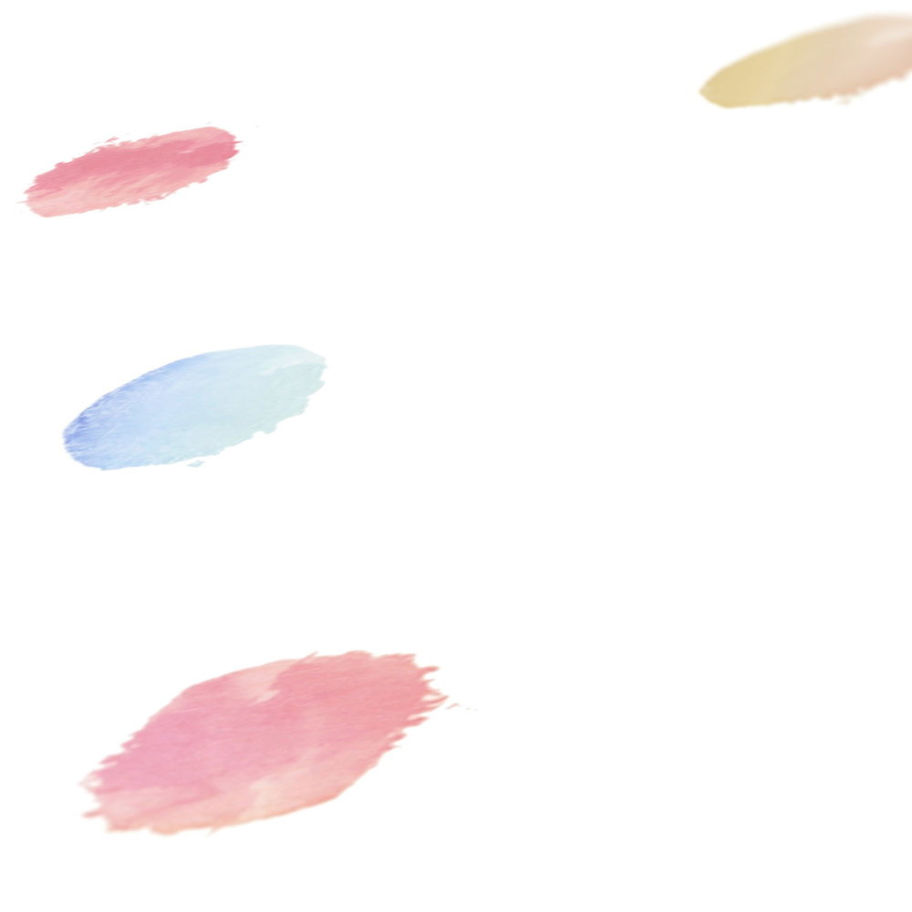             Kinderzimmer Tapete Aquarell Punkte – Bunt, Weiß, Blau
        