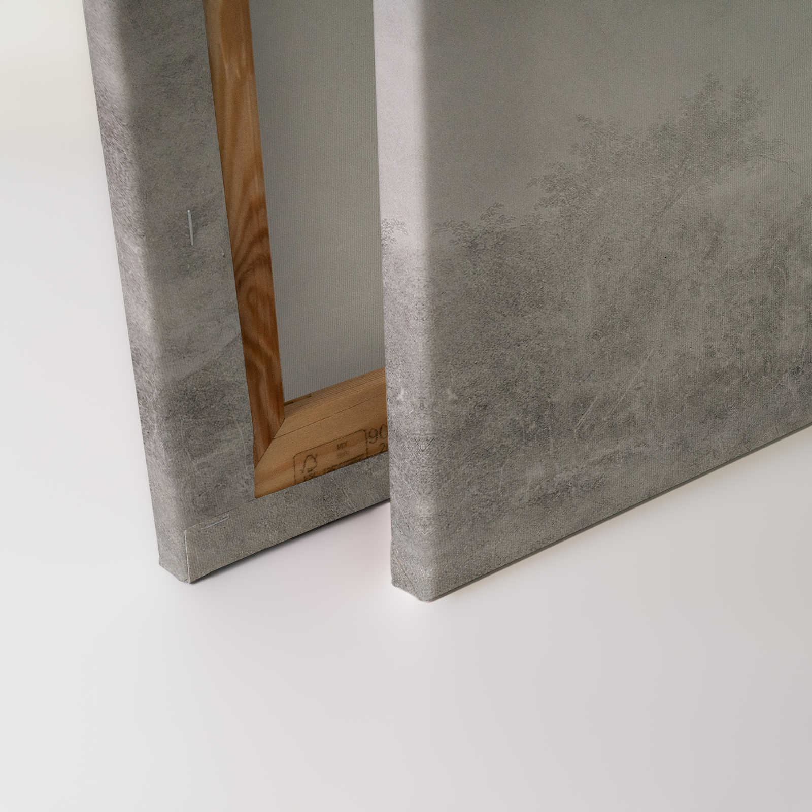             Romantic Grove 2 - Landschaft Leinwandbild Vintage Gemälde Stil – 0,90 m x 0,60 m
        