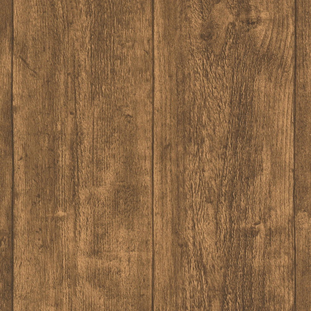             Holzoptik Vliestapete mit rustikaler Maserung – Braun
        