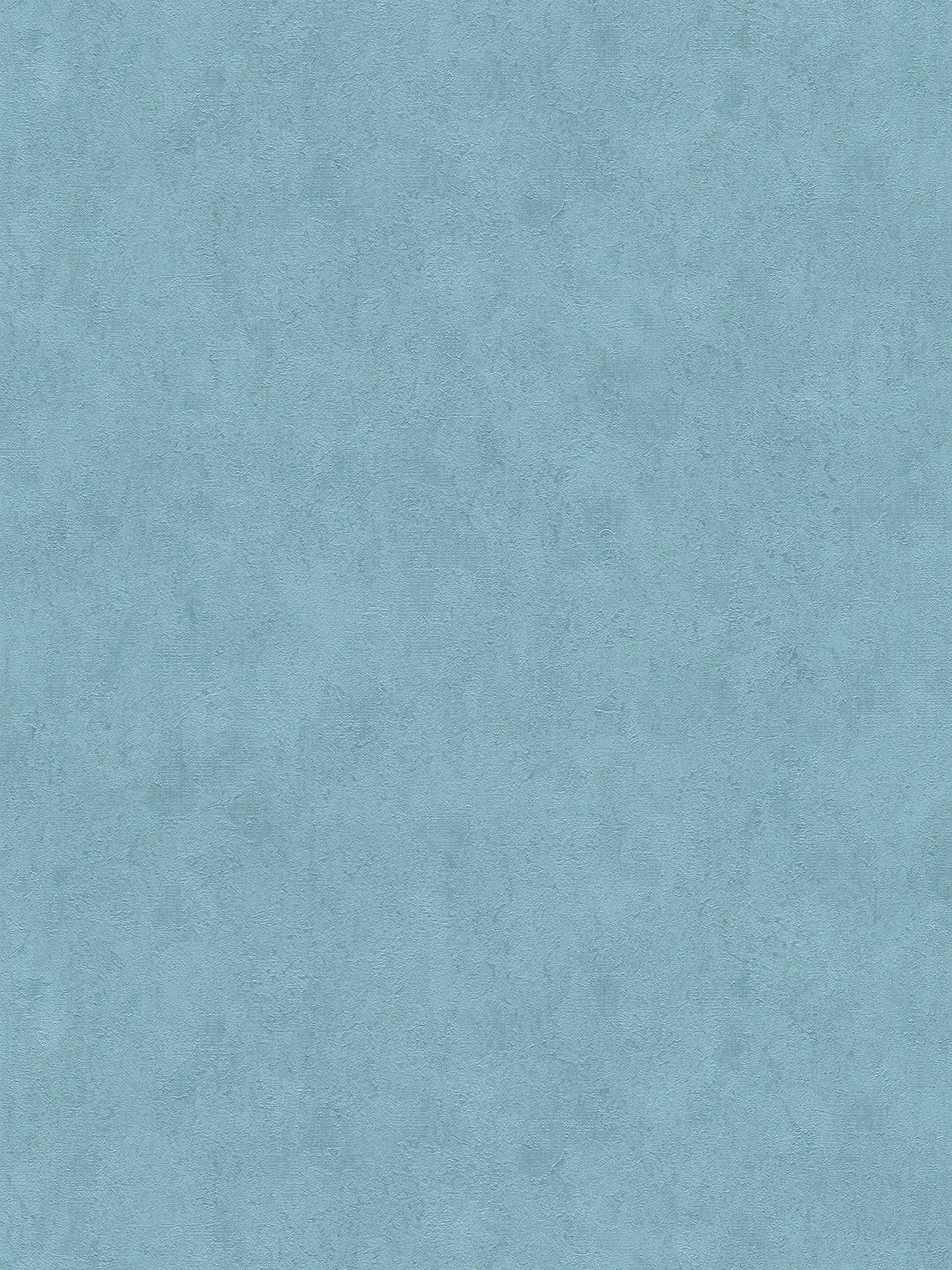 Sanfte Vliestapete mit feiner texturierter Oberfläche und Putzoptik – Blau, Metallic