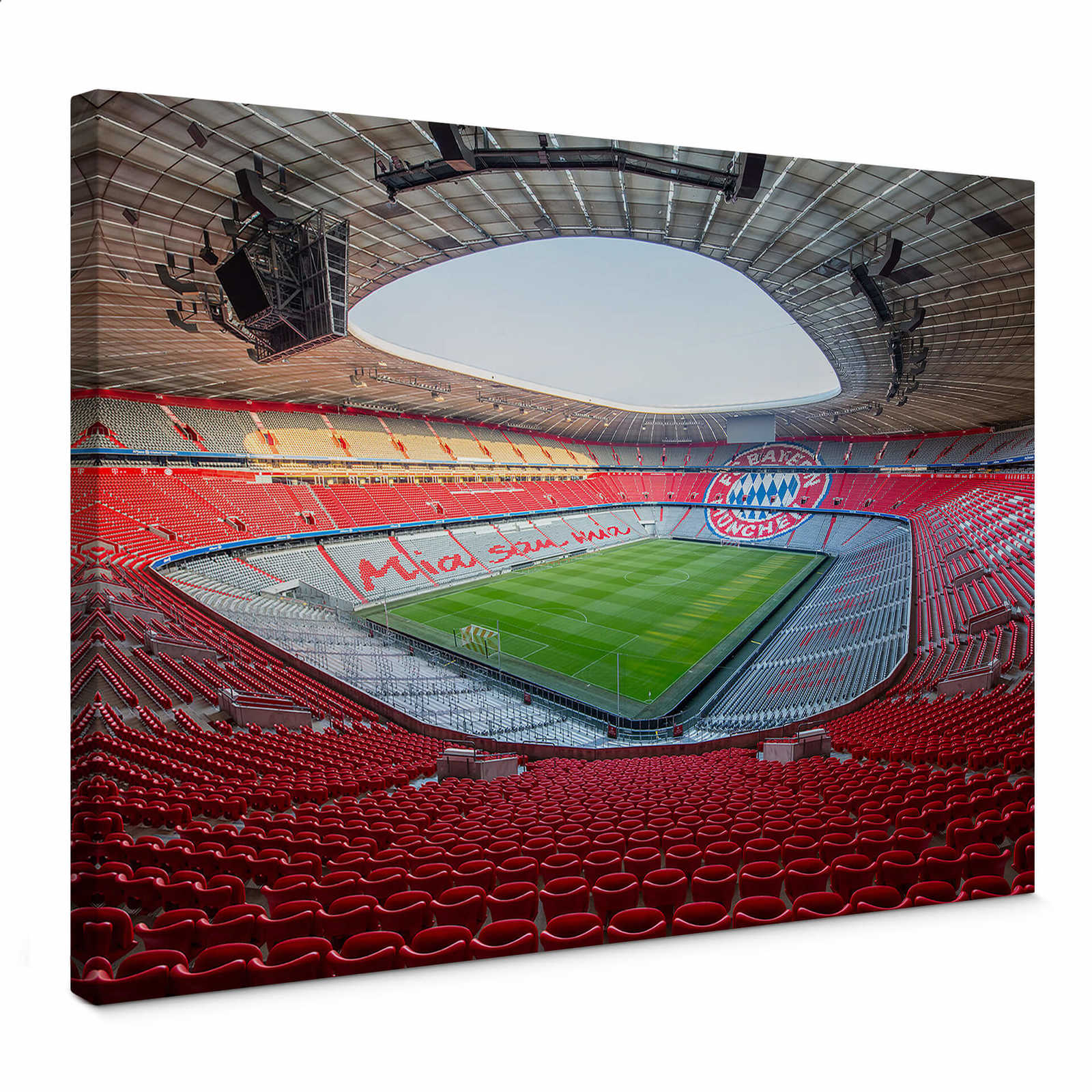         Canvas schilderij FC Bayern Stadion - 0,70 m x 0,50 m
    