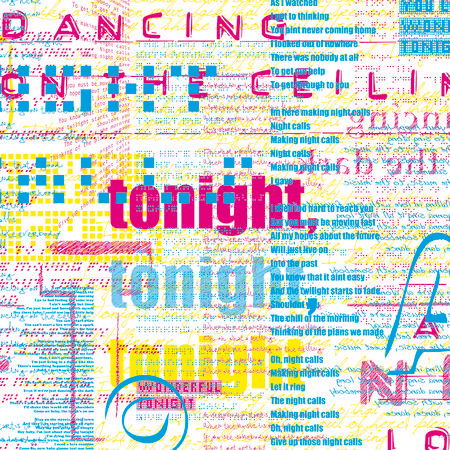         Muurschildering typografische stijl & modern ontwerp
    